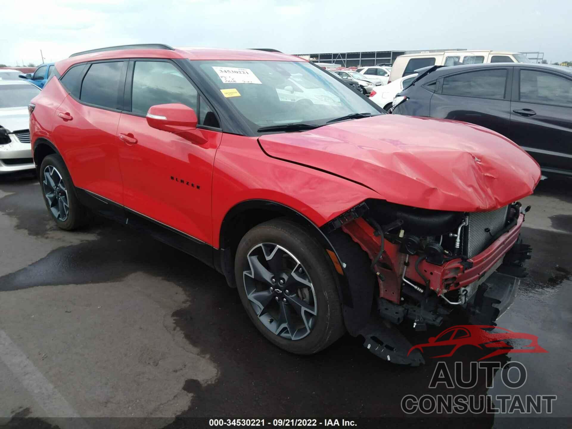 CHEVROLET BLAZER 2019 - 3GNKBJRS9KS632026