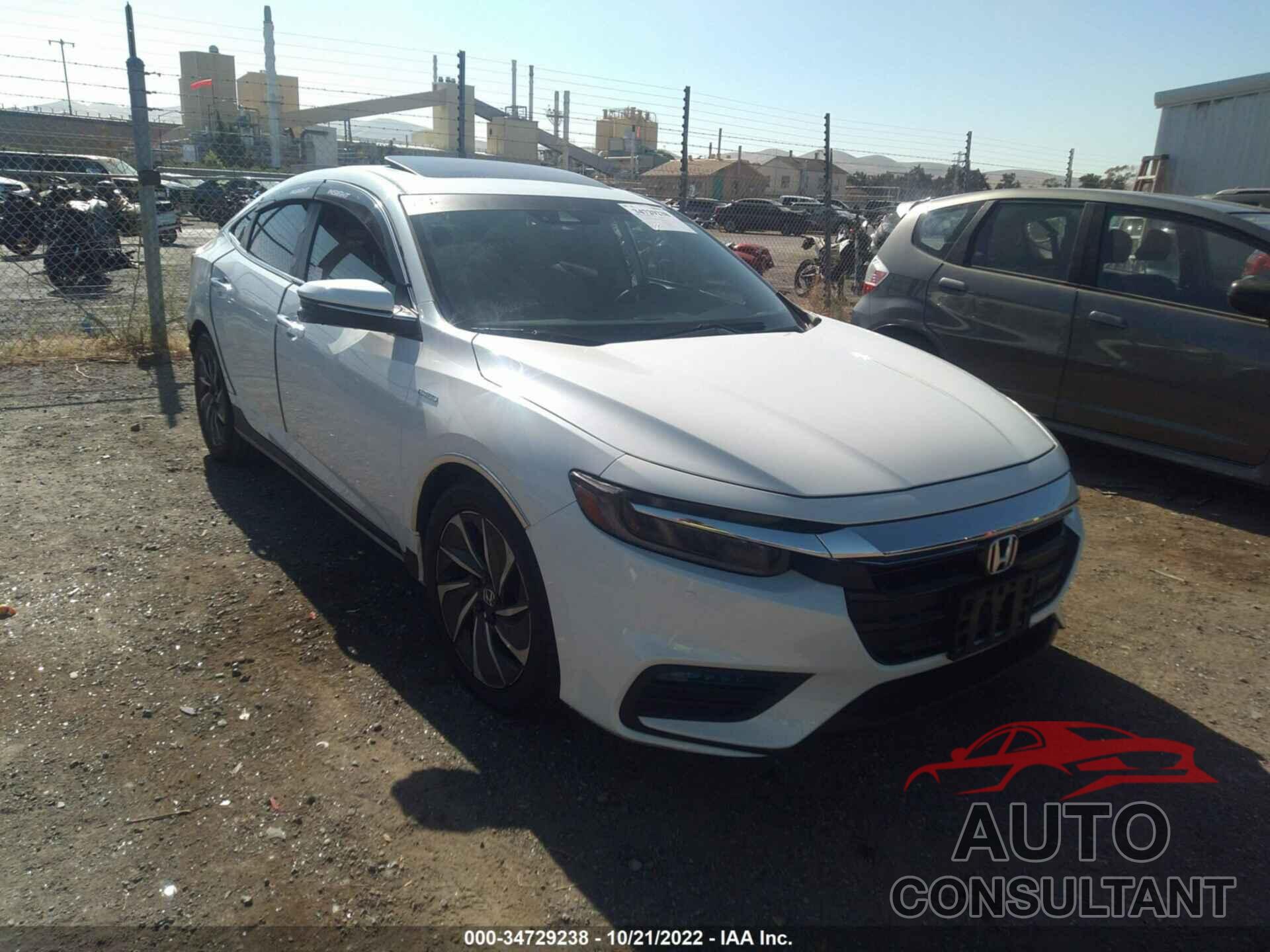 HONDA INSIGHT 2019 - 19XZE4F93KE010456