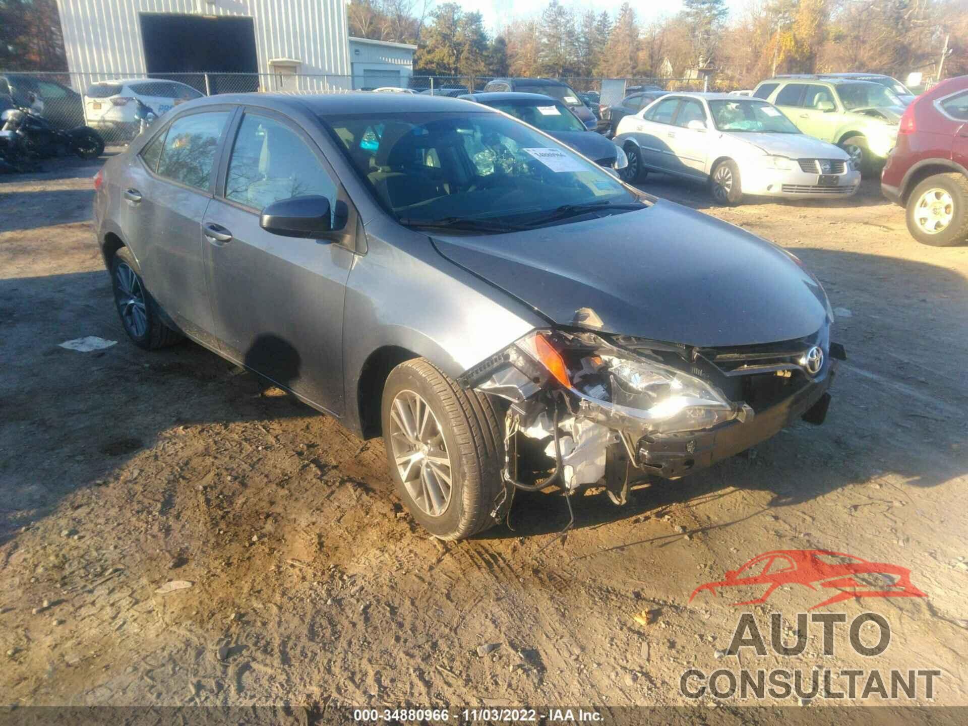 TOYOTA COROLLA 2016 - 5YFBURHEXGP470554