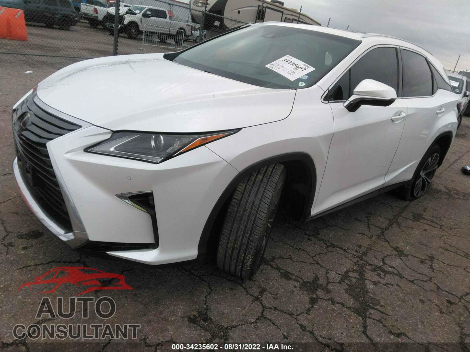 LEXUS RX 2017 - 2T2ZZMCA7HC036628