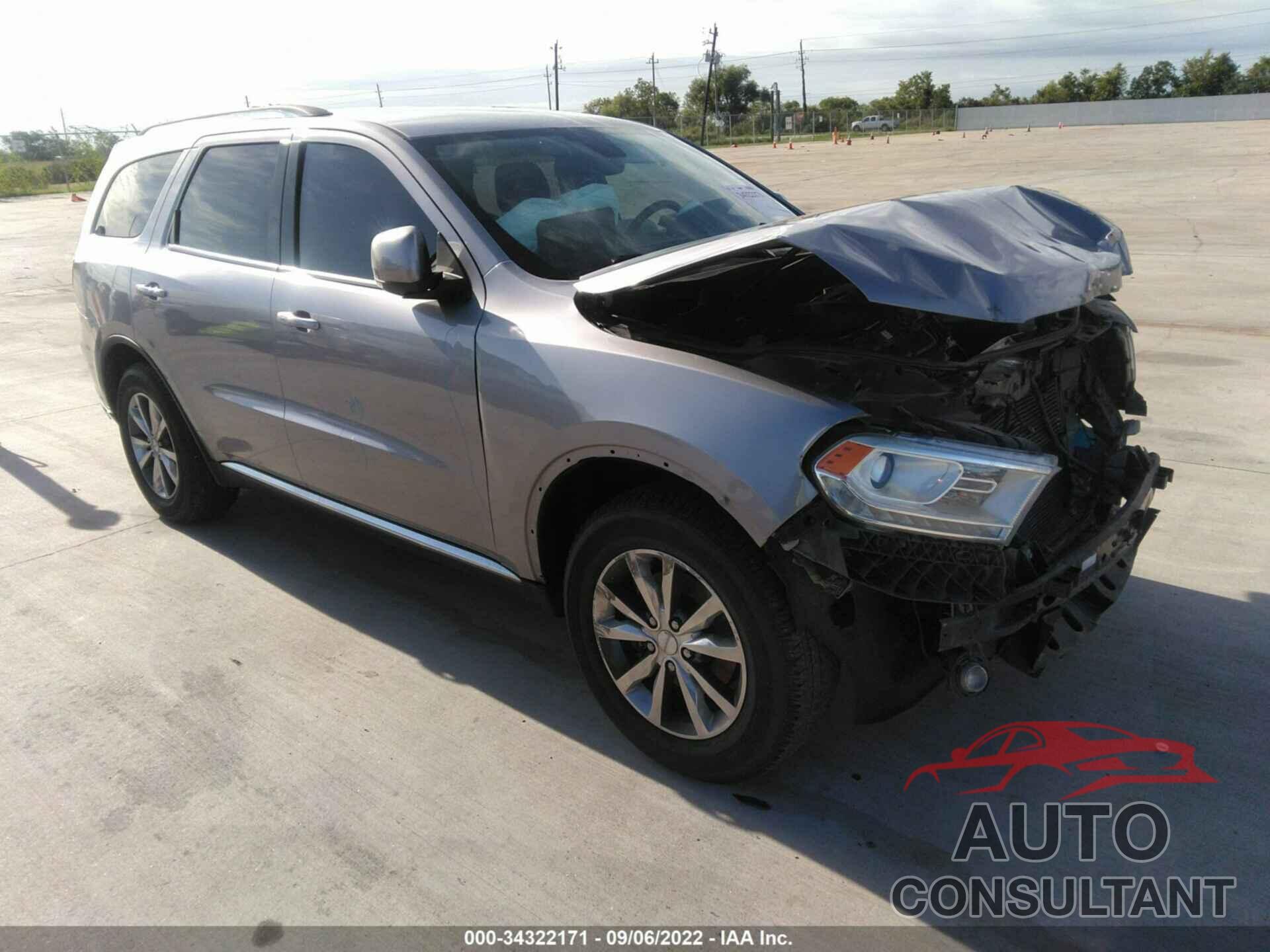 DODGE DURANGO 2016 - 1C4RDHDG6GC361260