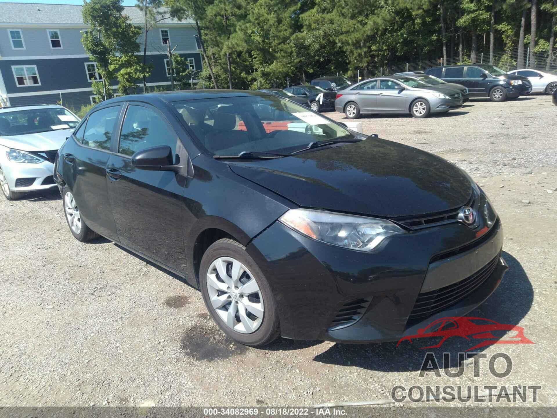 TOYOTA COROLLA 2016 - 2T1BURHE1GC743249