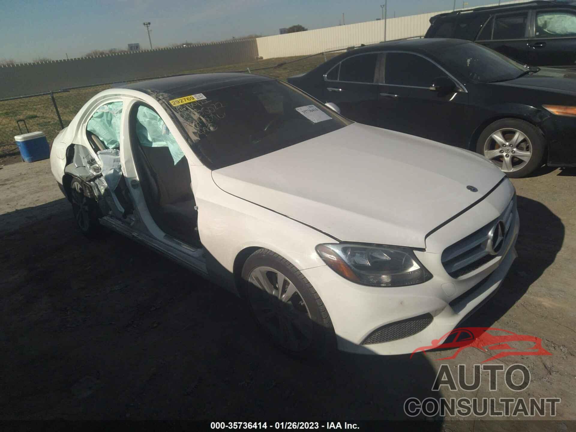 MERCEDES-BENZ C-CLASS 2018 - WDDWF4JB1JR344570