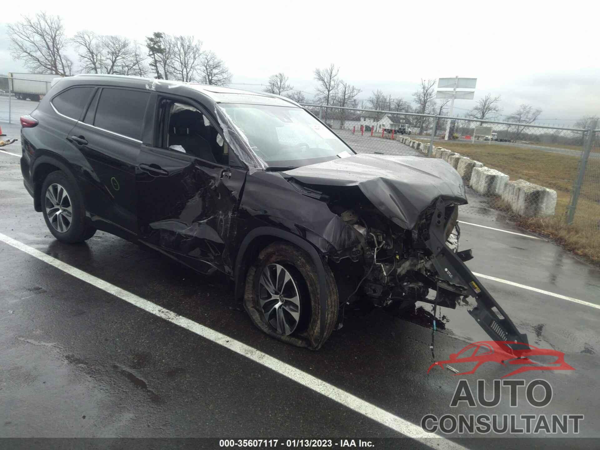 TOYOTA HIGHLANDER 2021 - 5TDGZRBH6MS110288