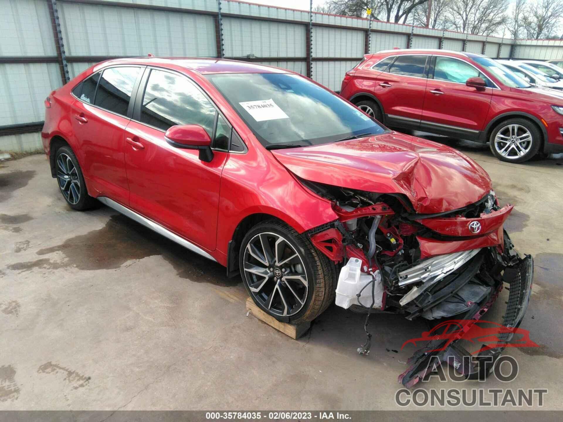 TOYOTA COROLLA 2021 - JTDS4MCE9MJ068857