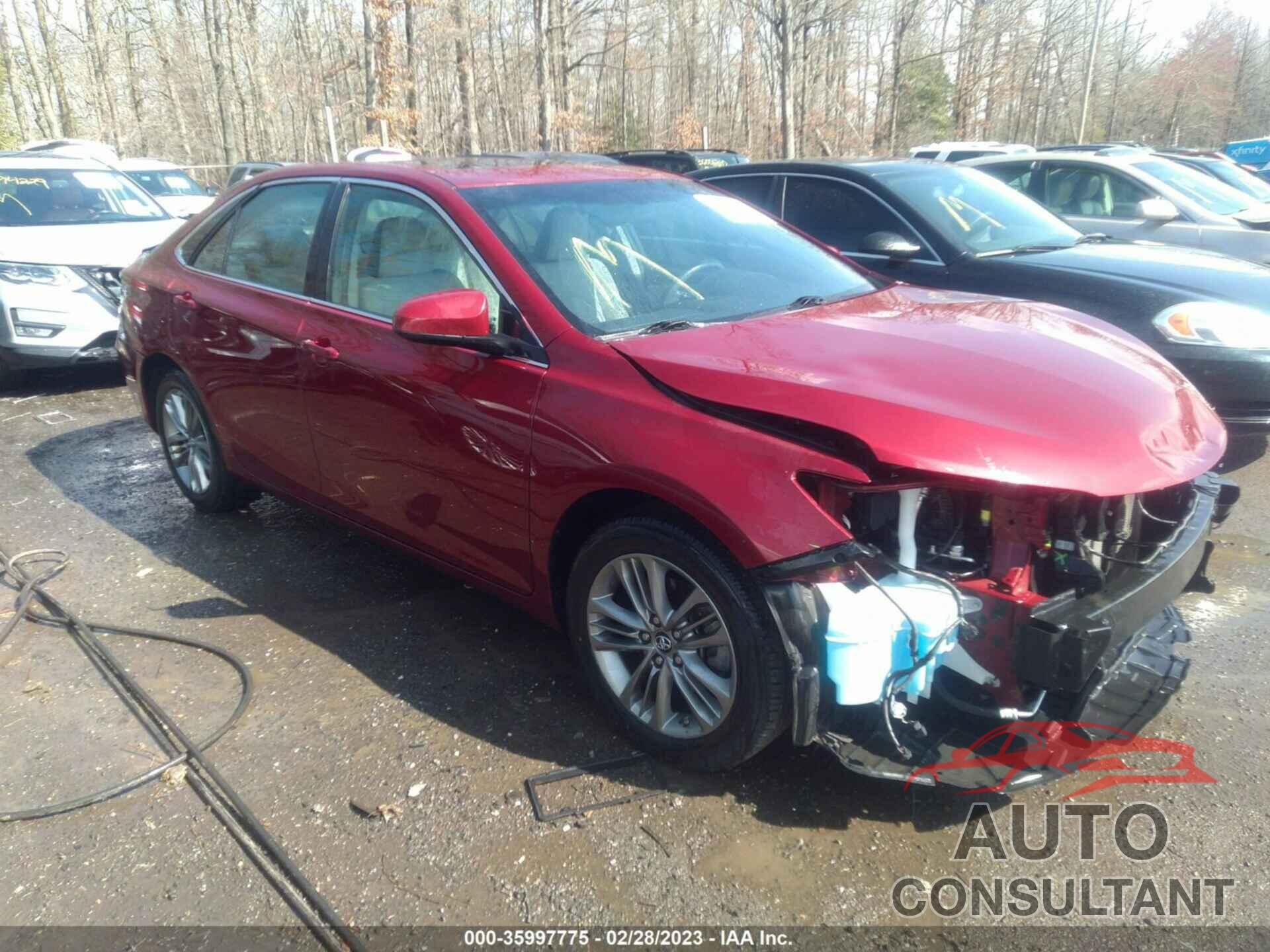 TOYOTA CAMRY 2016 - 4T1BF1FK2GU601690