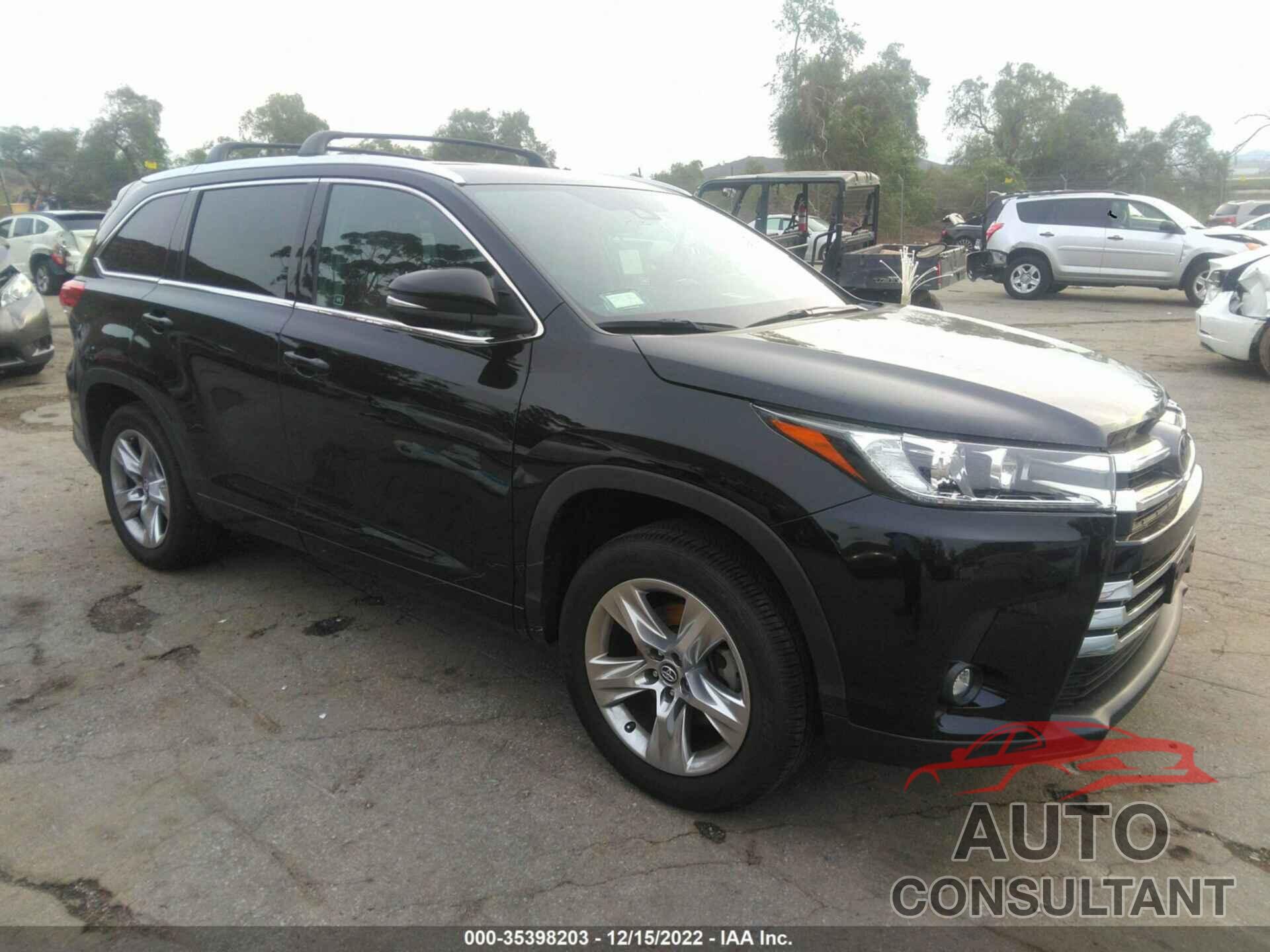 TOYOTA HIGHLANDER 2019 - 5TDYZRFH7KS364779