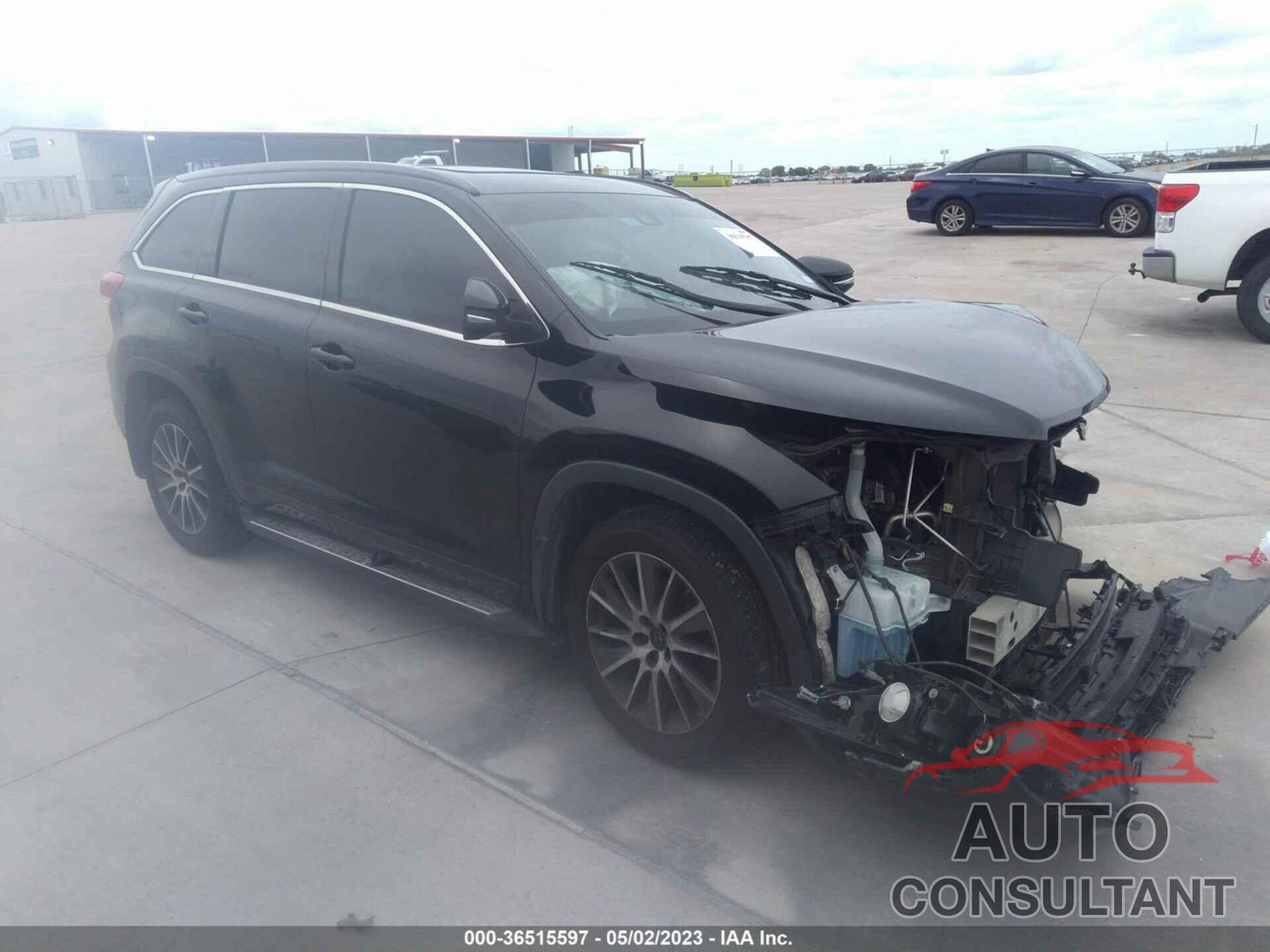 TOYOTA HIGHLANDER 2017 - 5TDJZRFH2HS359919