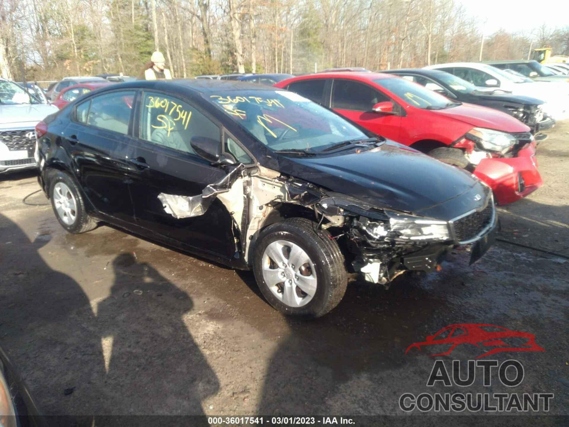 KIA FORTE 2017 - 3KPFL4A70HE029697