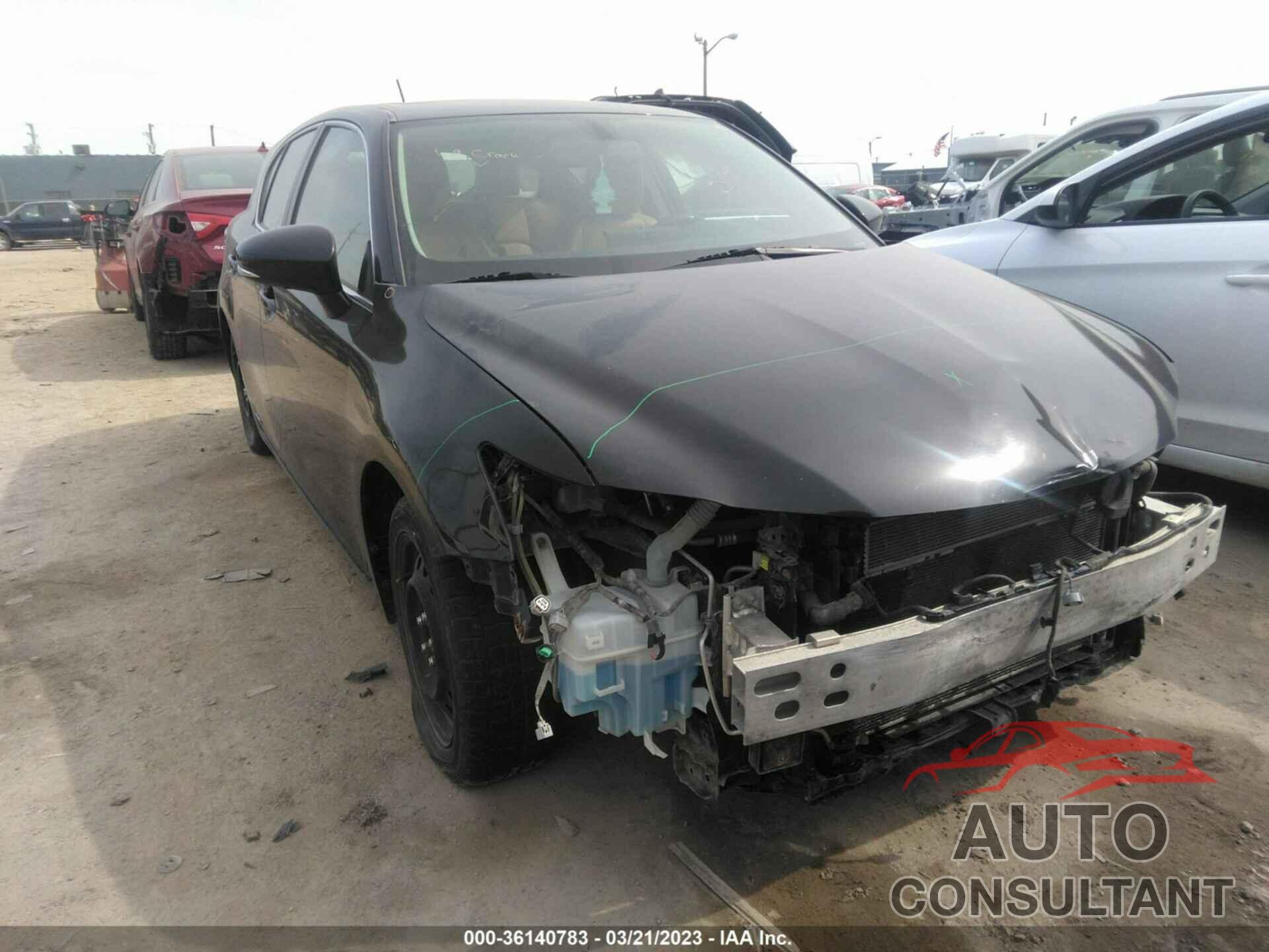 LEXUS CT 200H 2012 - JTHKD5BH3C2108035