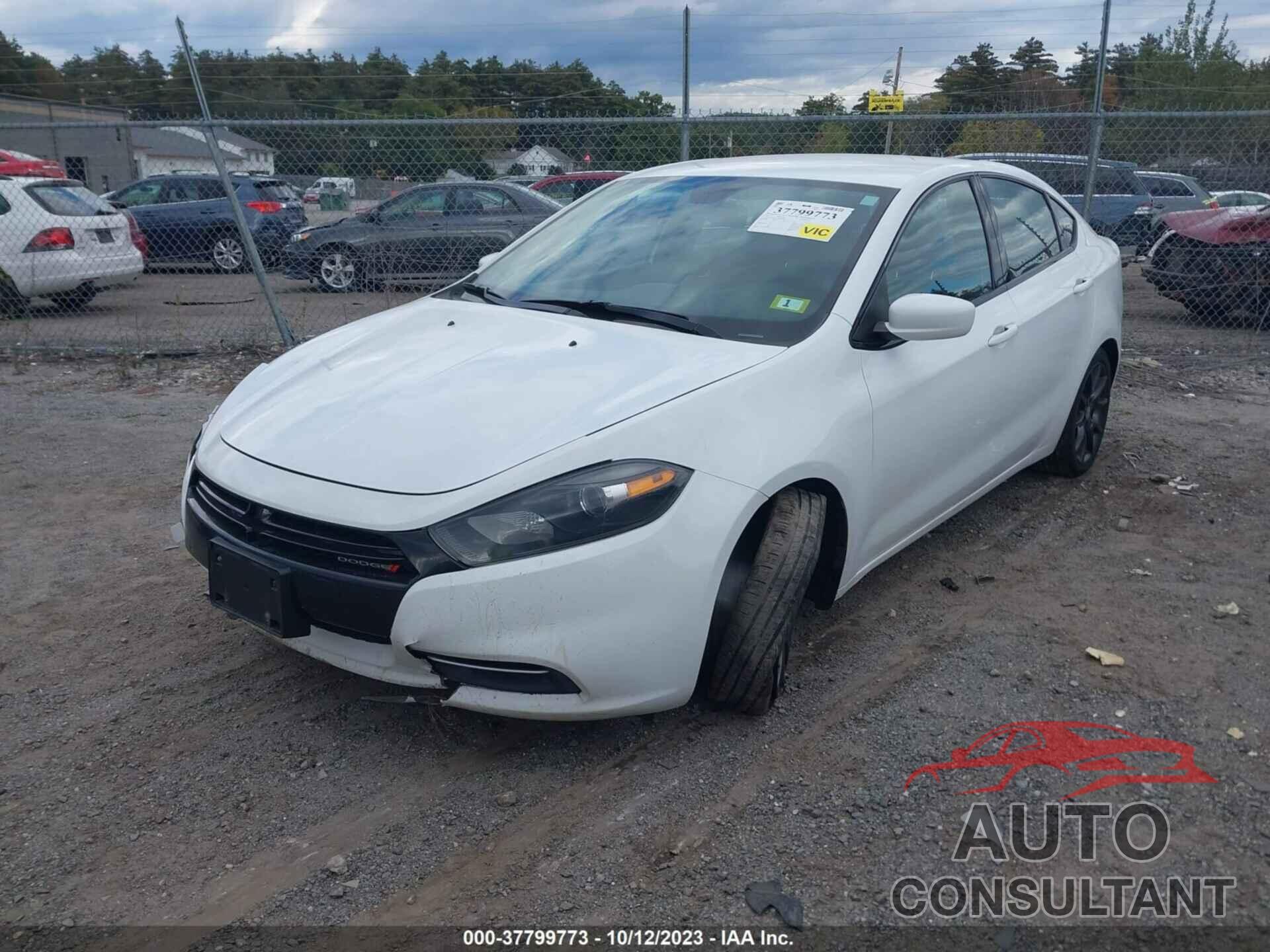 DODGE DART 2015 - 1C3CDFAA2FD434485