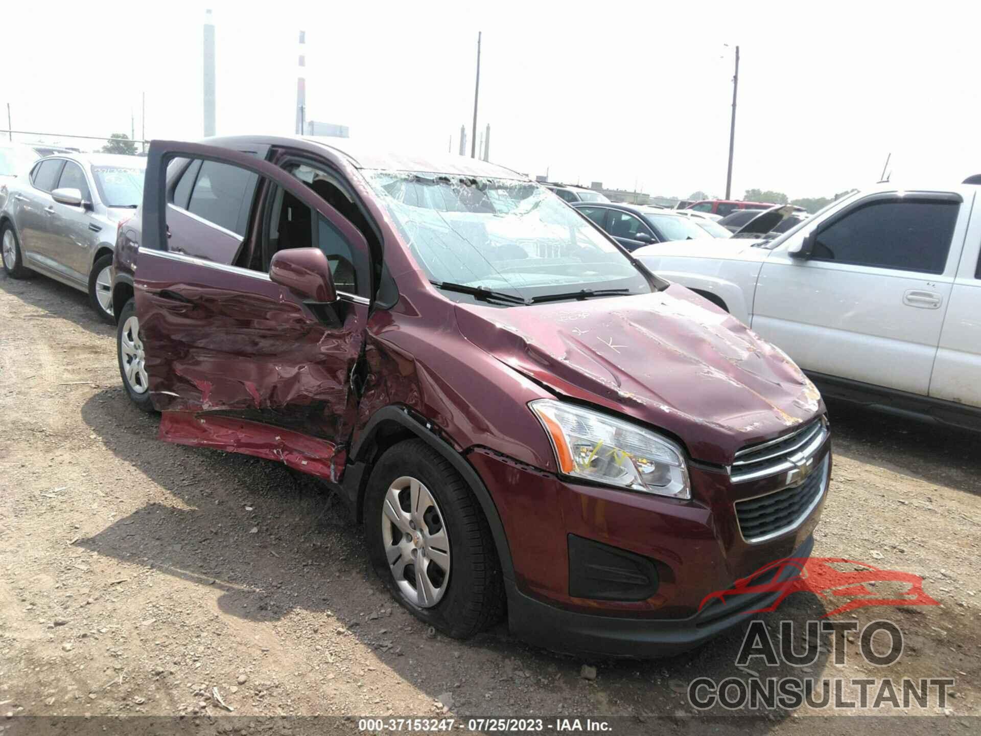 CHEVROLET TRAX 2016 - 3GNCJKSB2GL227599