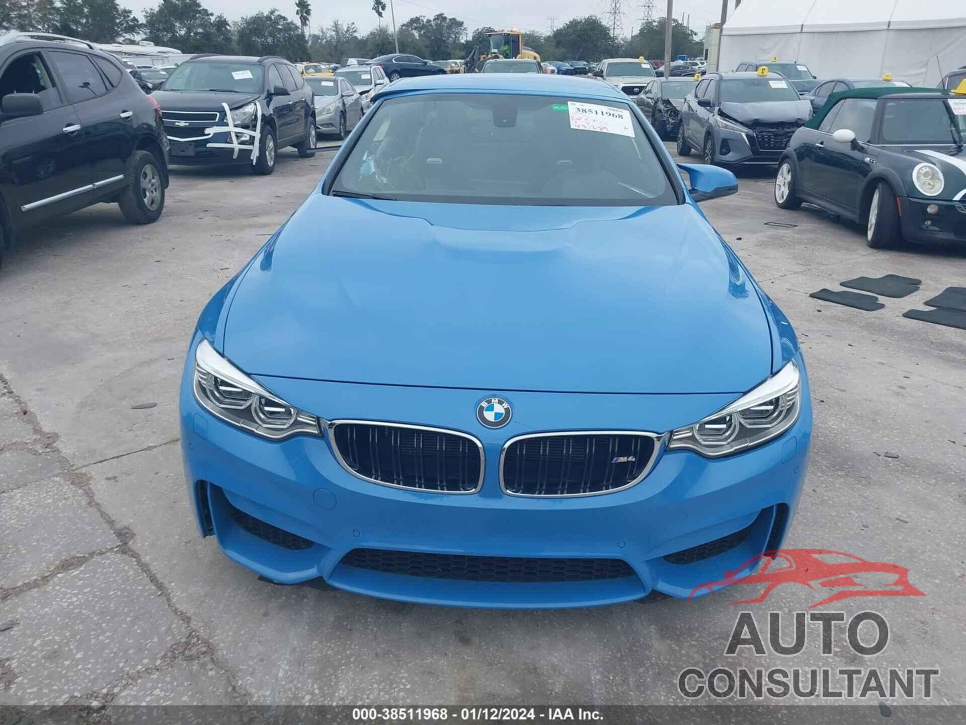 BMW M4 2016 - WBS3U9C52GP969807