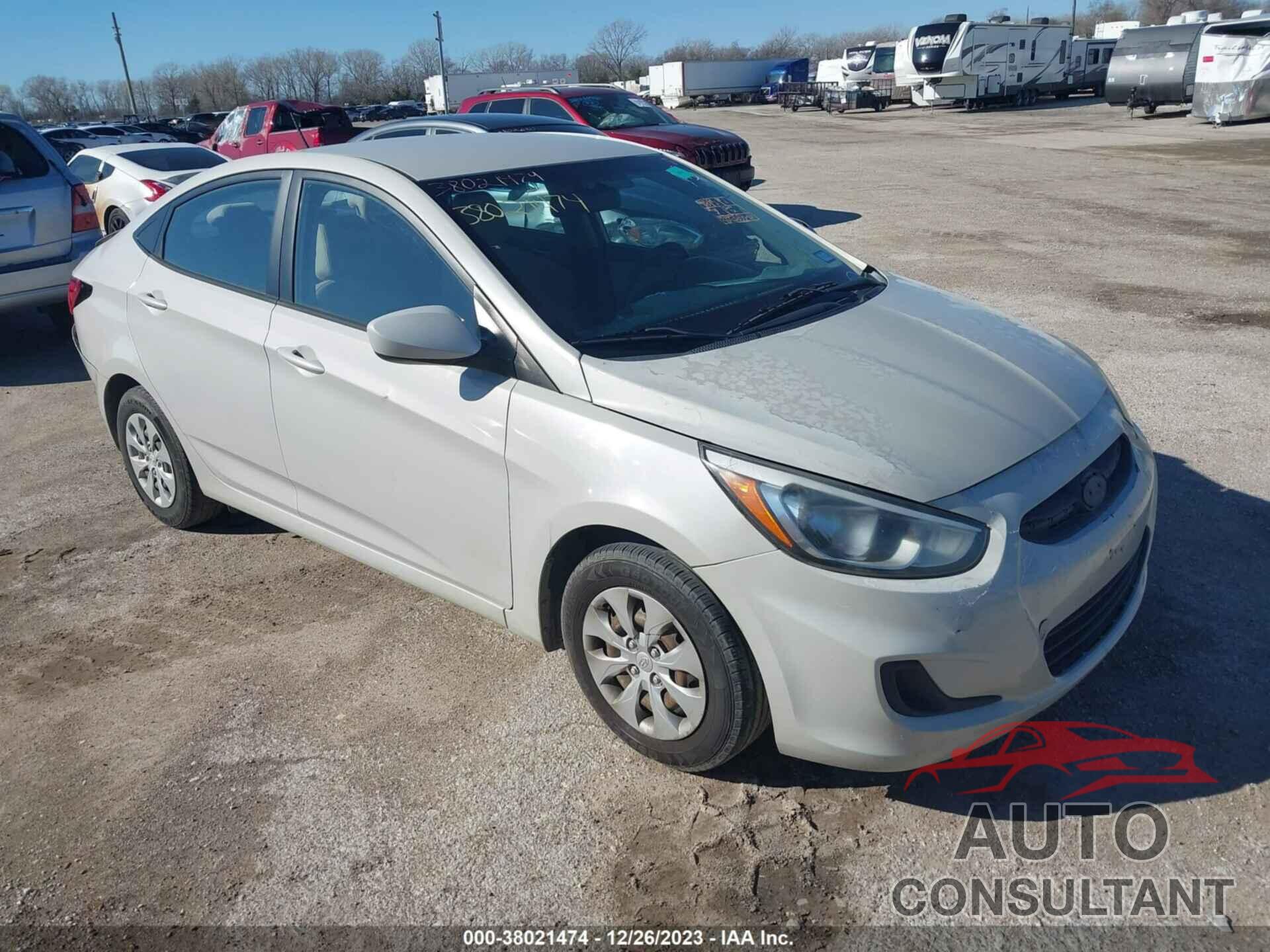 HYUNDAI ACCENT 2016 - KMHCT4AE2GU040973