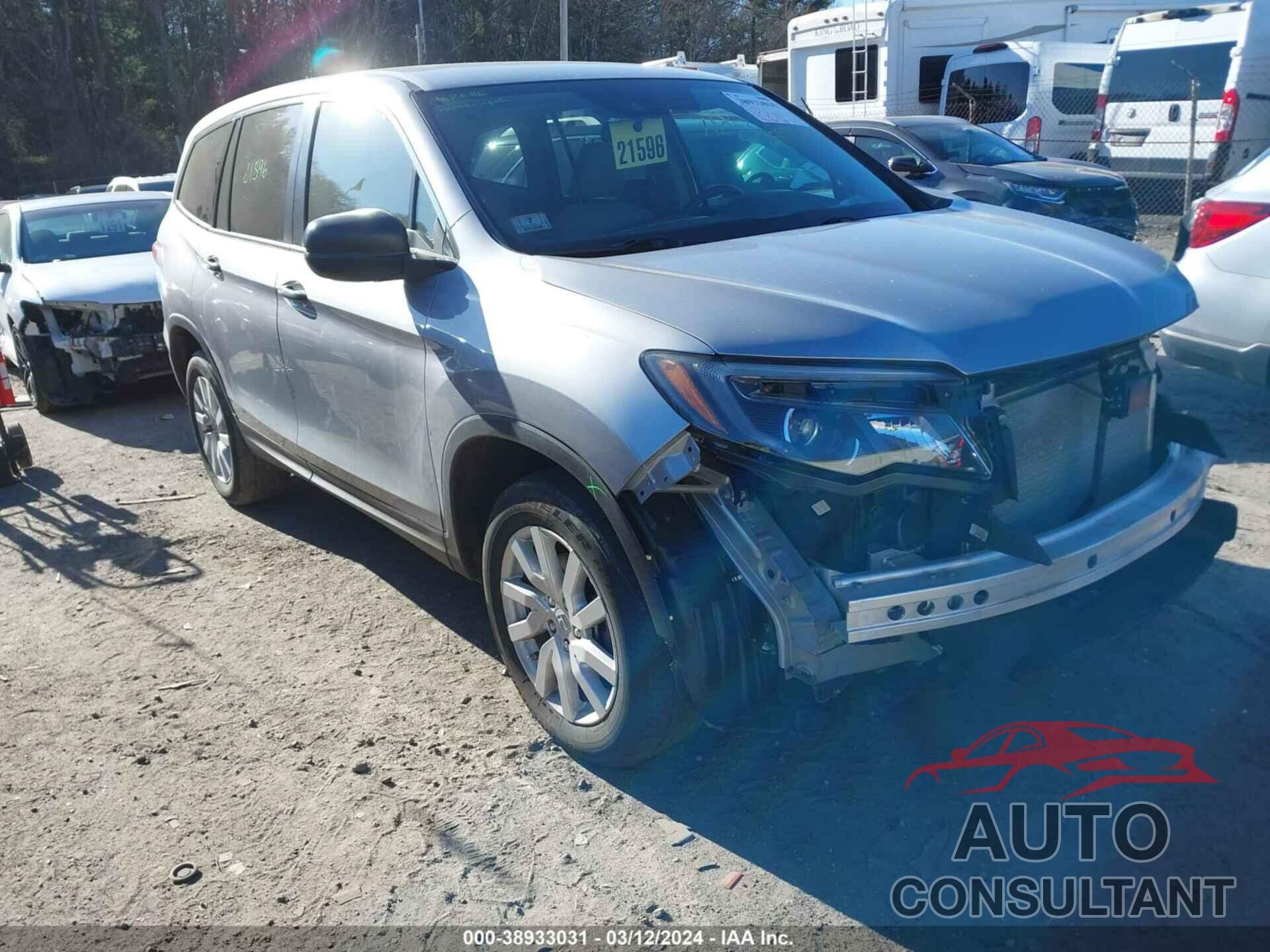 HONDA PILOT 2019 - 5FNYF6H13KB086846