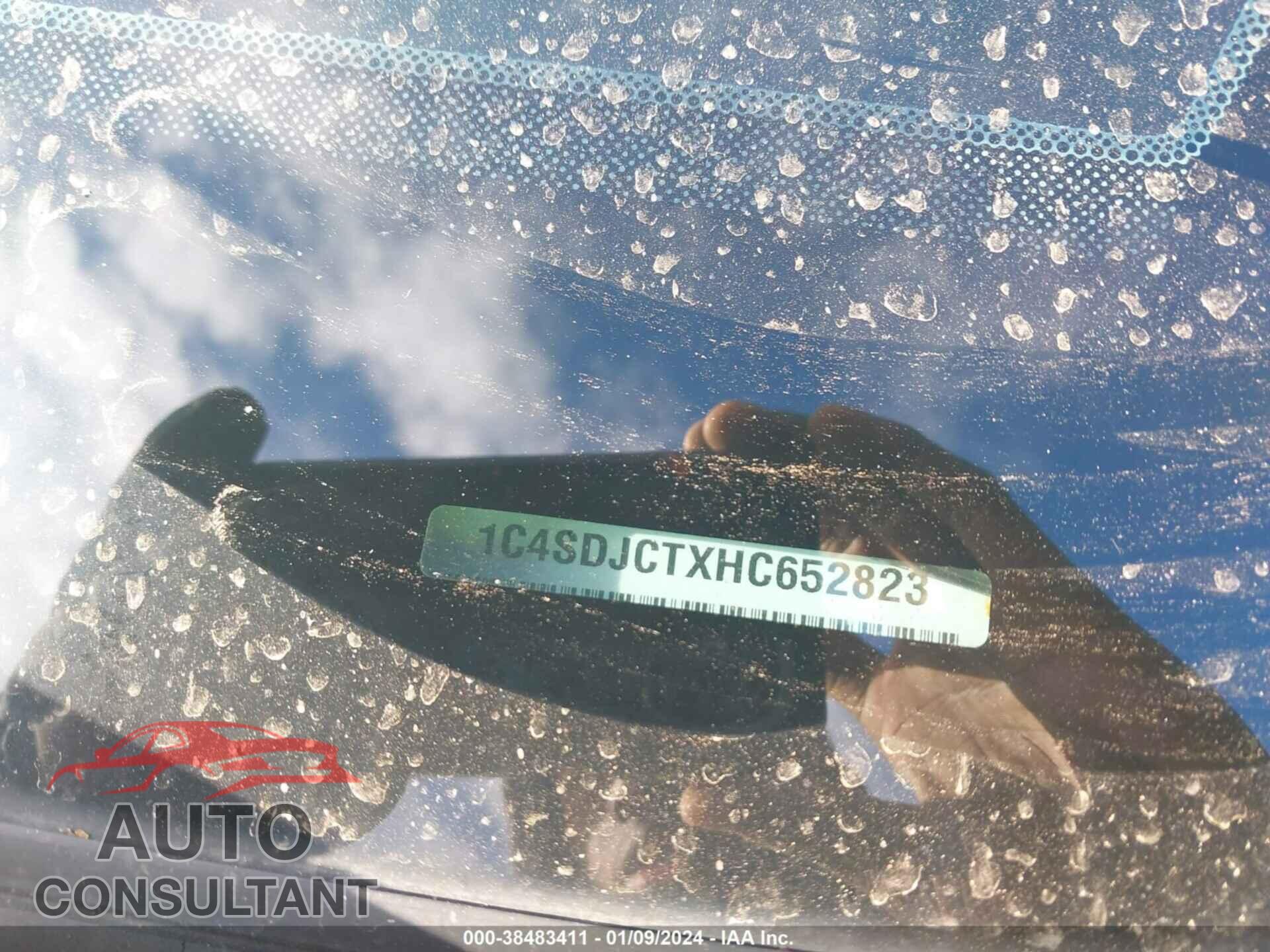 DODGE DURANGO 2017 - 1C4SDJCTXHC652823