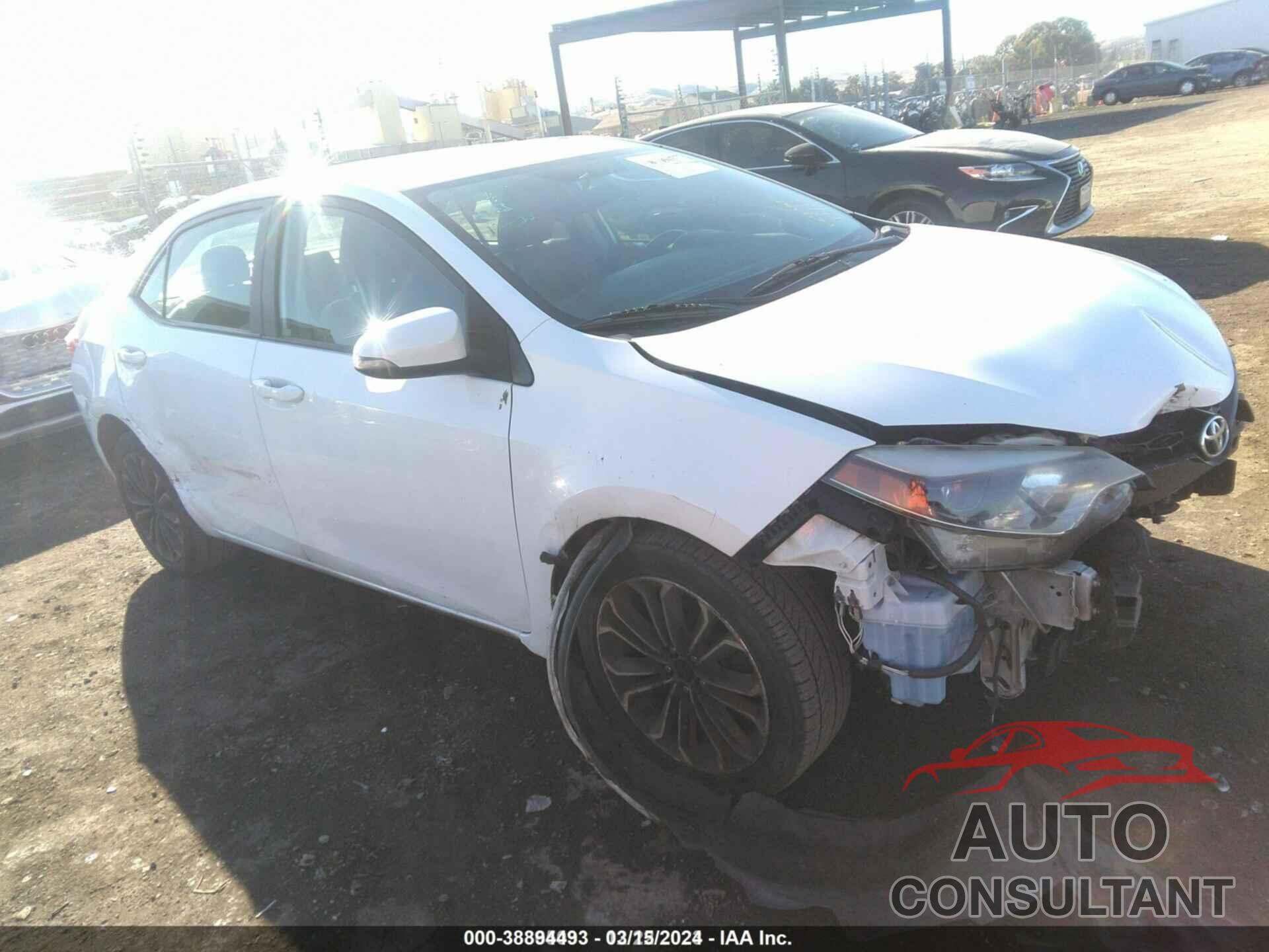 TOYOTA COROLLA 2016 - 5YFBURHE0GP563941