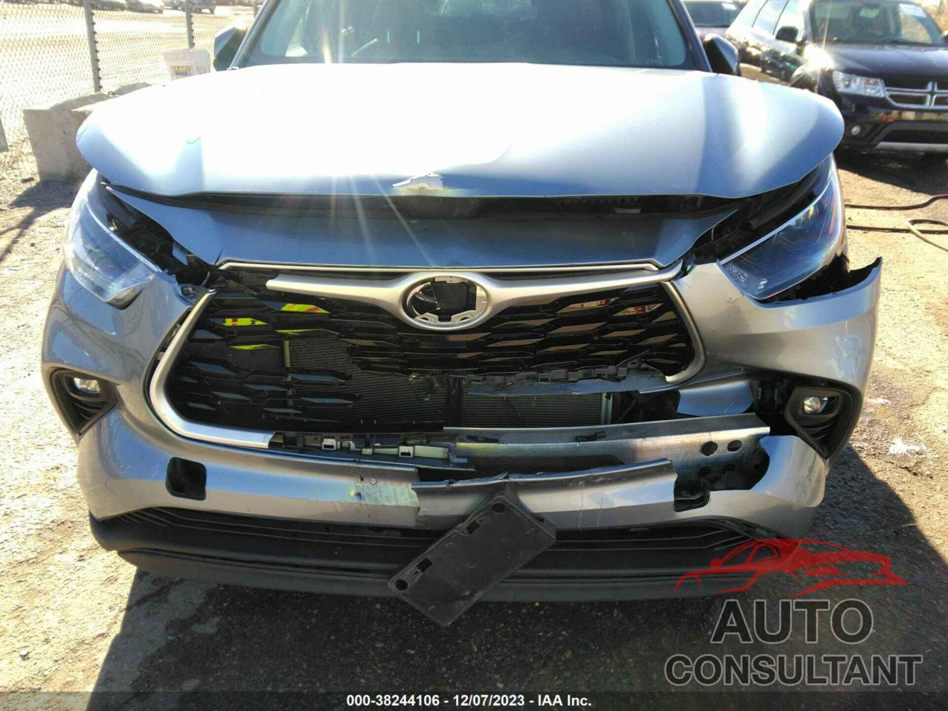 TOYOTA HIGHLANDER 2022 - 5TDGZRAH8NS108822