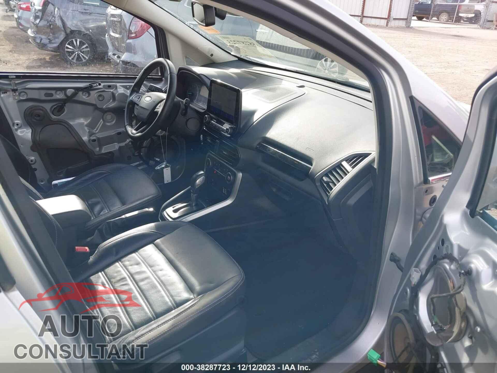 FORD ECOSPORT 2020 - MAJ6S3KL9LC346103