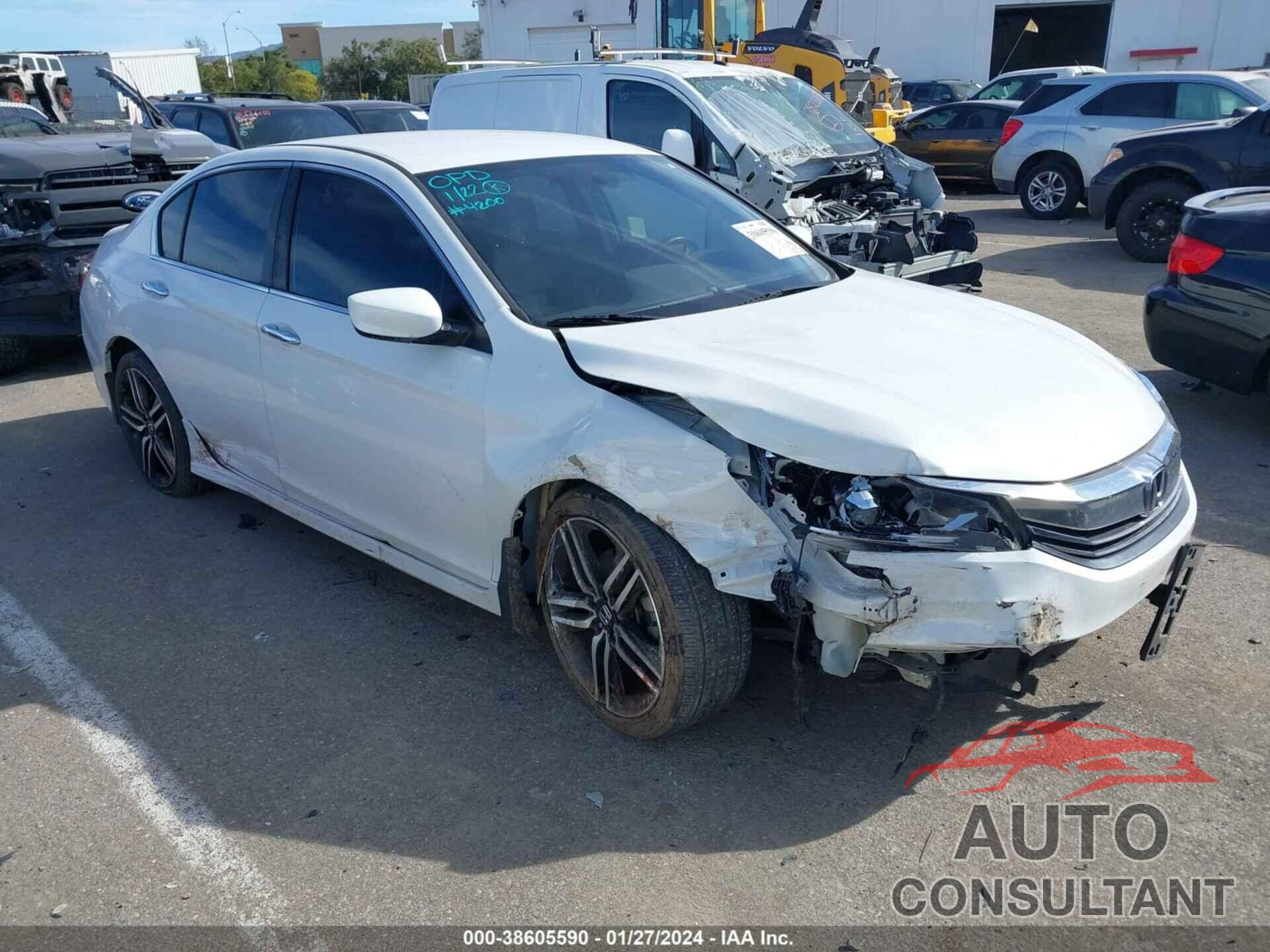 HONDA ACCORD 2017 - 1HGCR2F5XHA284200