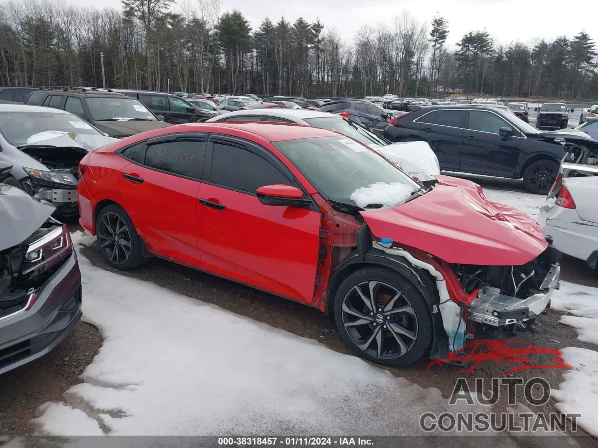 HONDA CIVIC 2019 - 2HGFC2F86KH544495