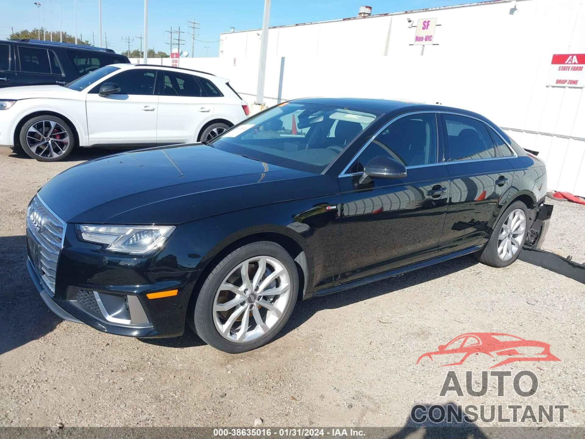 AUDI A4 2019 - WAUDNAF42KA096095