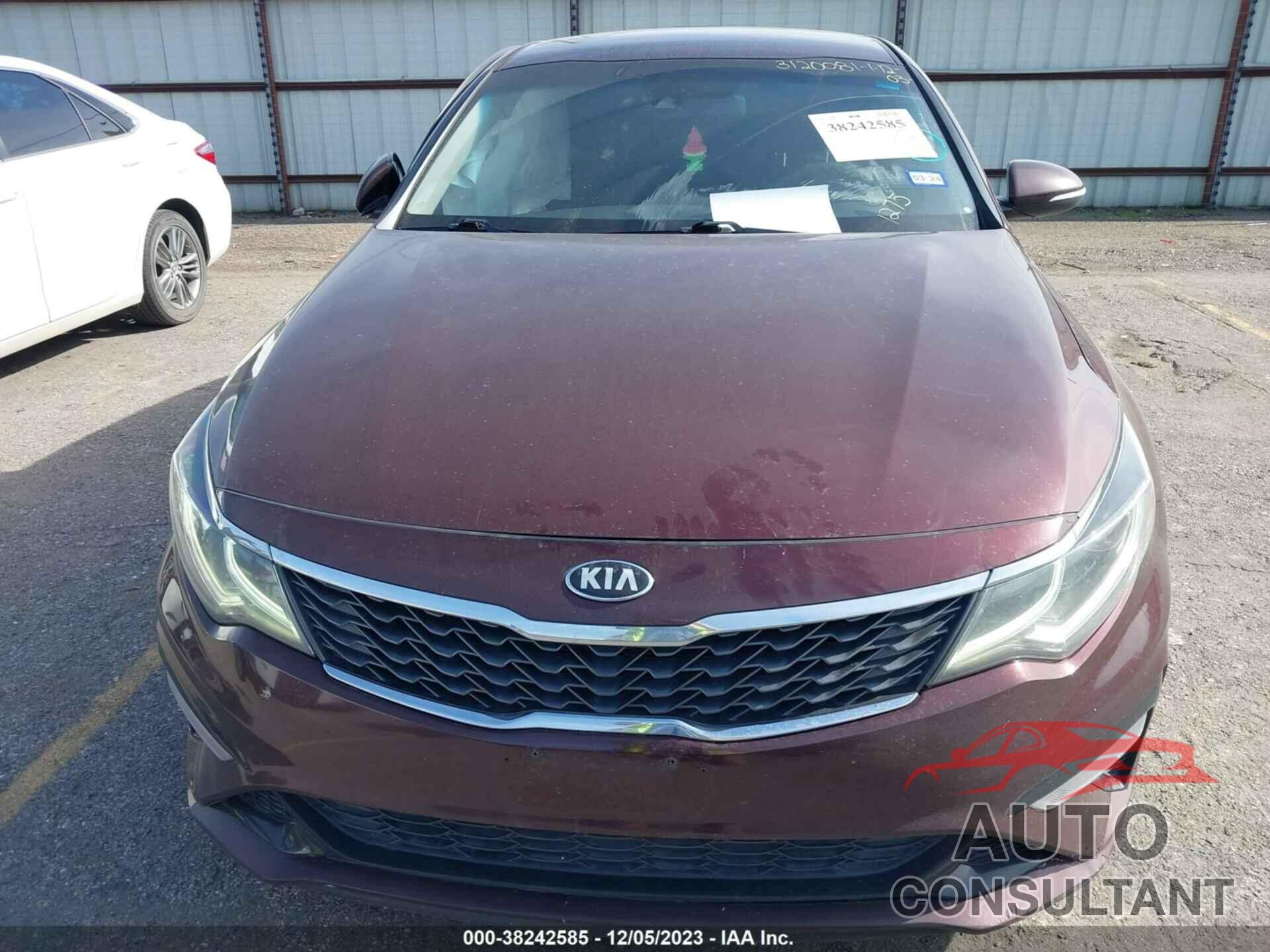 KIA OPTIMA 2019 - 5XXGT4L3XKG281275