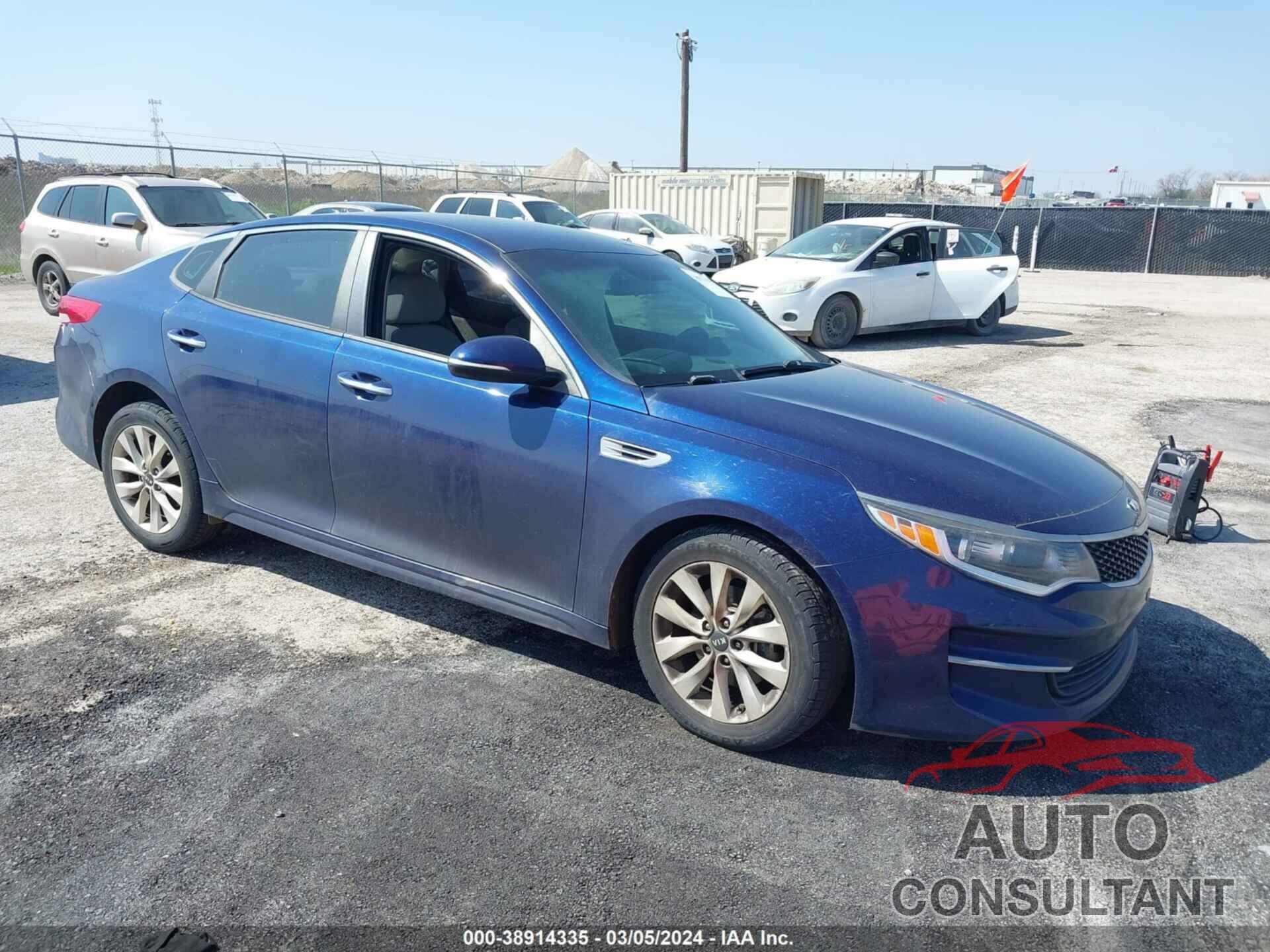 KIA OPTIMA 2016 - 5XXGT4L31GG003310