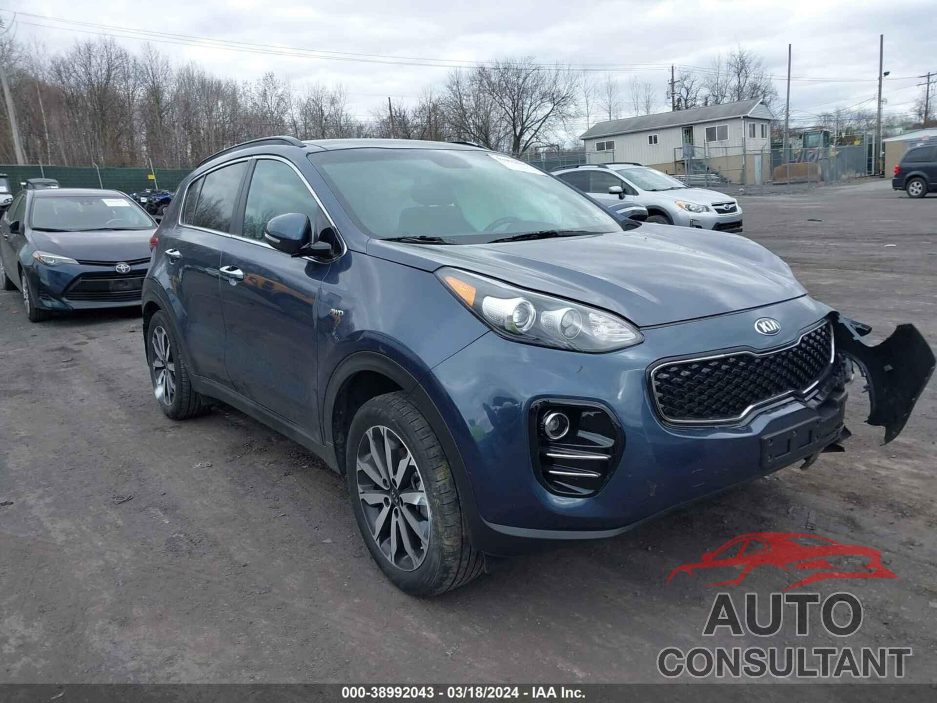 KIA SPORTAGE 2018 - KNDPNCAC3J7428258