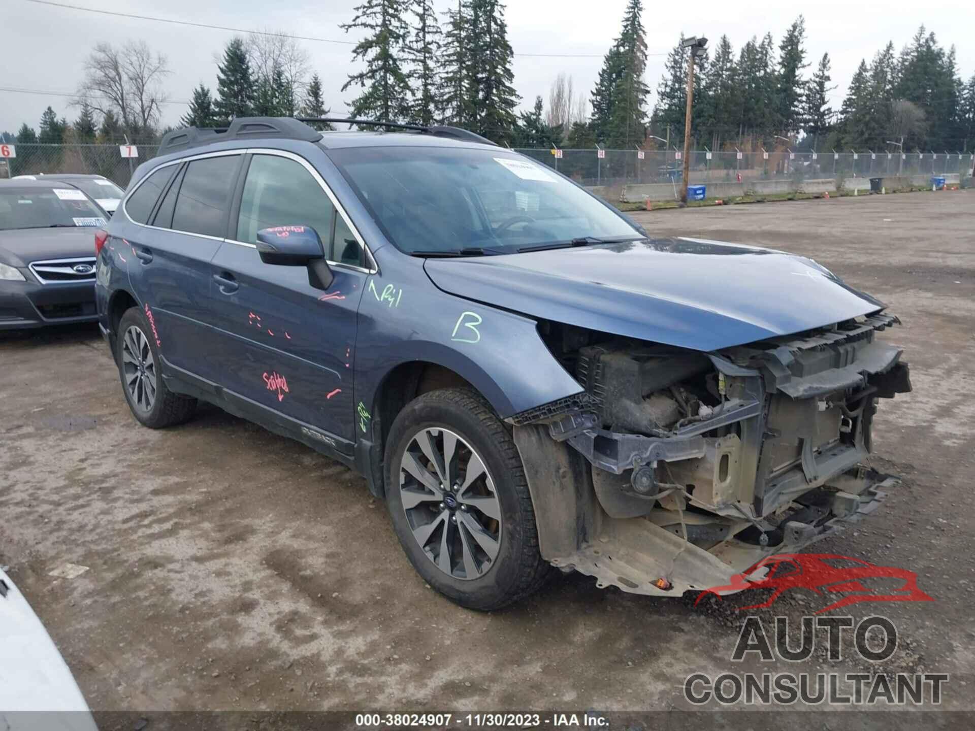 SUBARU OUTBACK 2016 - 4S4BSALC1G3276903