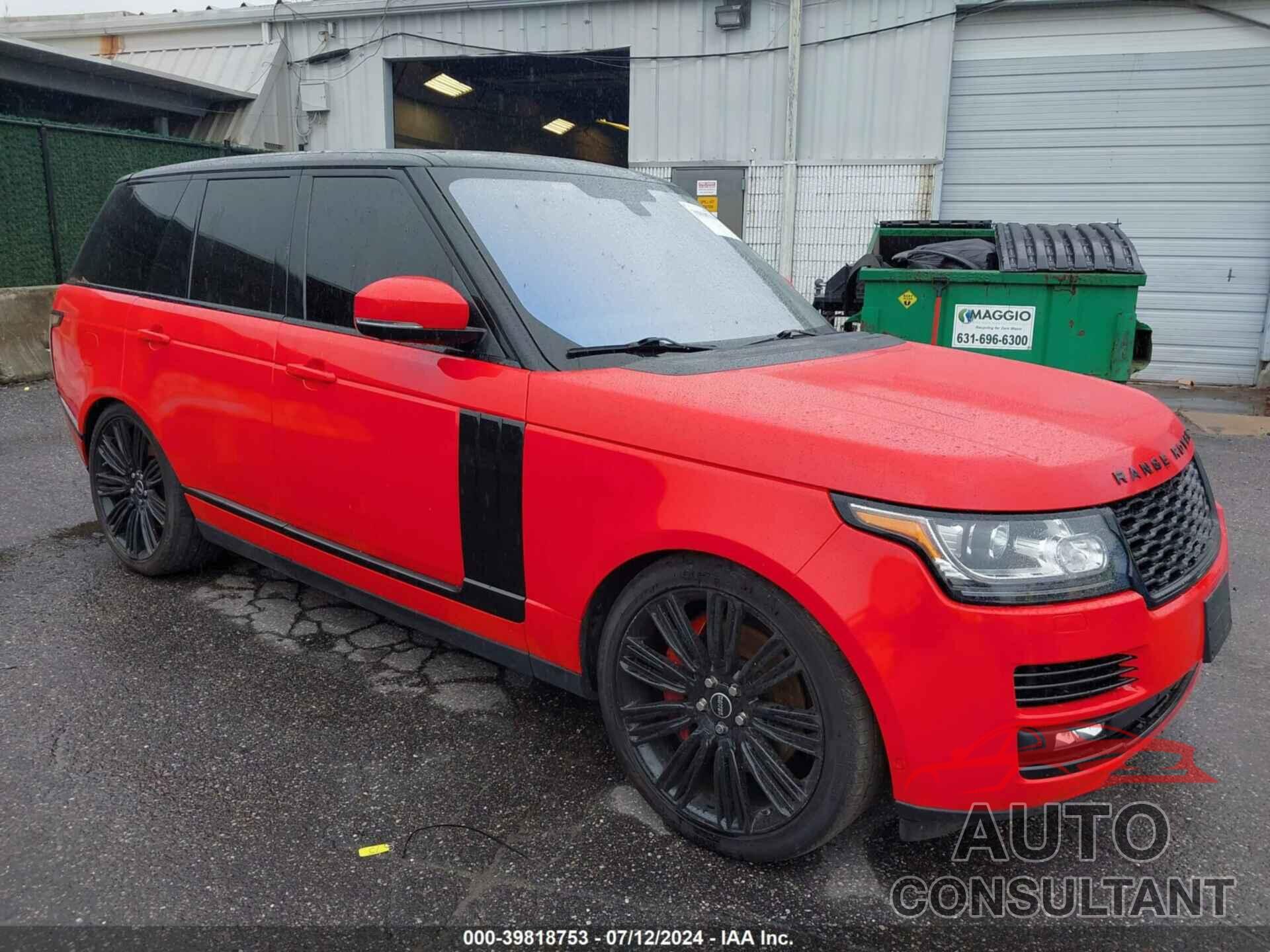 LAND ROVER RANGE ROVER 2016 - SALGS2EF6GA271062