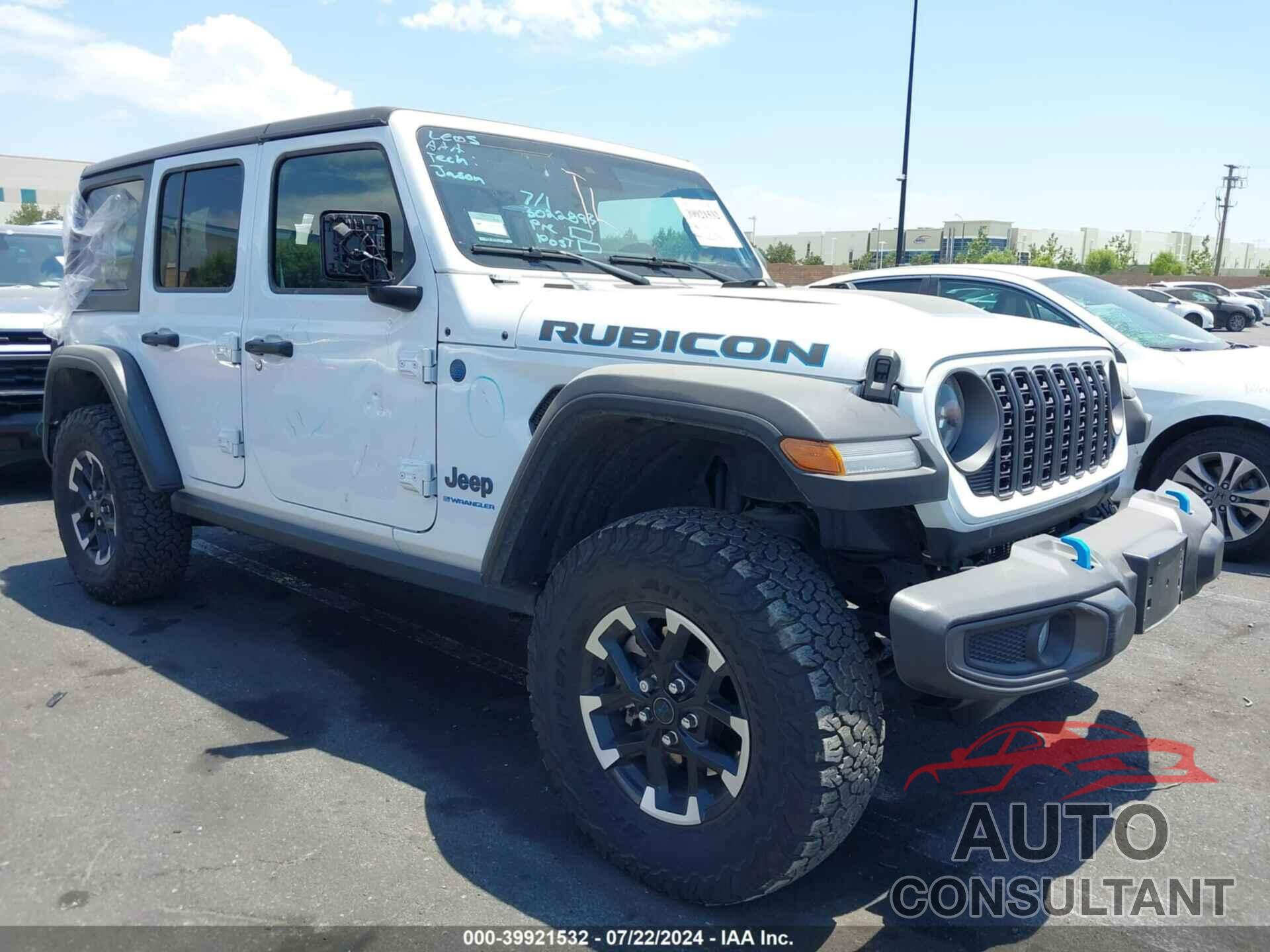 JEEP WRANGLER 4XE 2024 - 1C4RJXR65RW146781