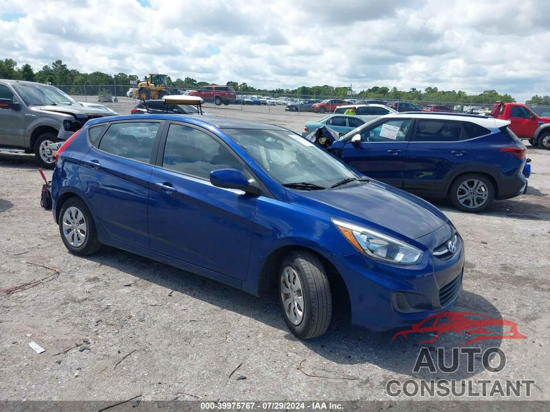 HYUNDAI ACCENT 2016 - KMHCT5AE8GU253030