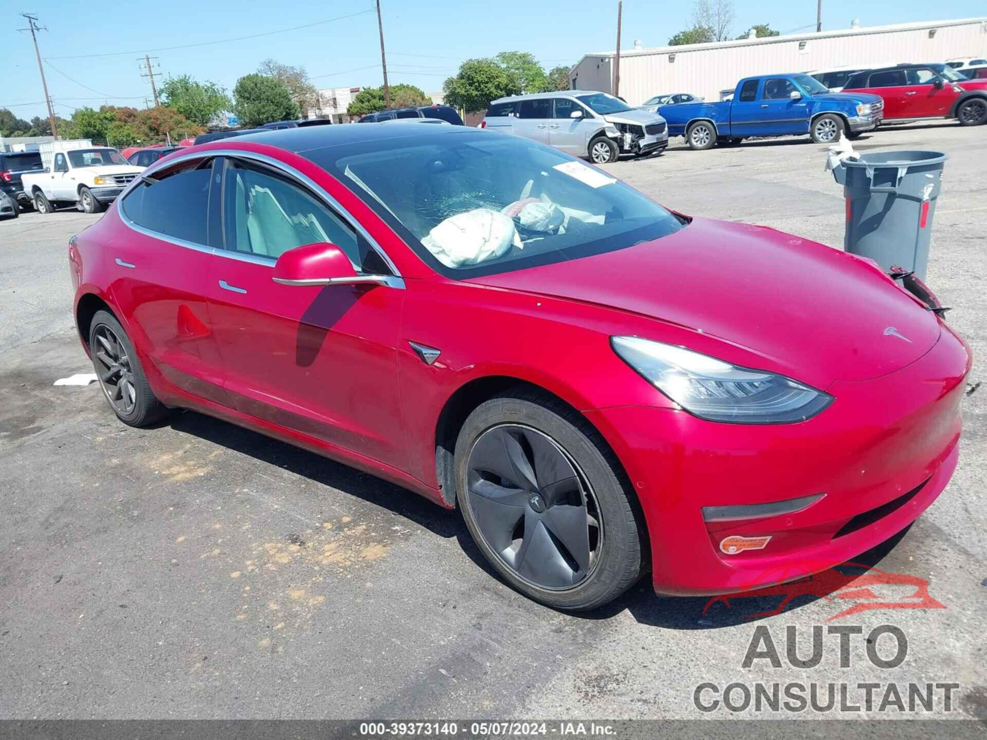 TESLA MODEL 3 2019 - 5YJ3E1EB4KF496701