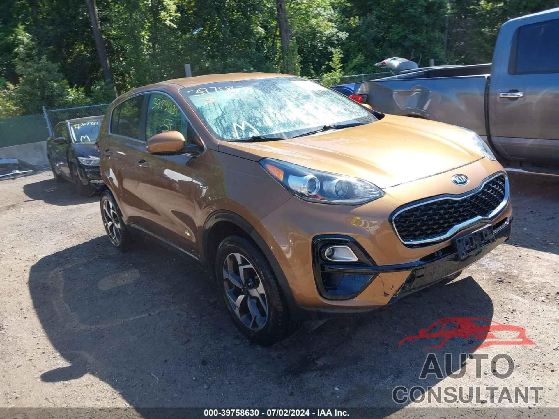 KIA SPORTAGE 2020 - KNDPMCAC5L7724033