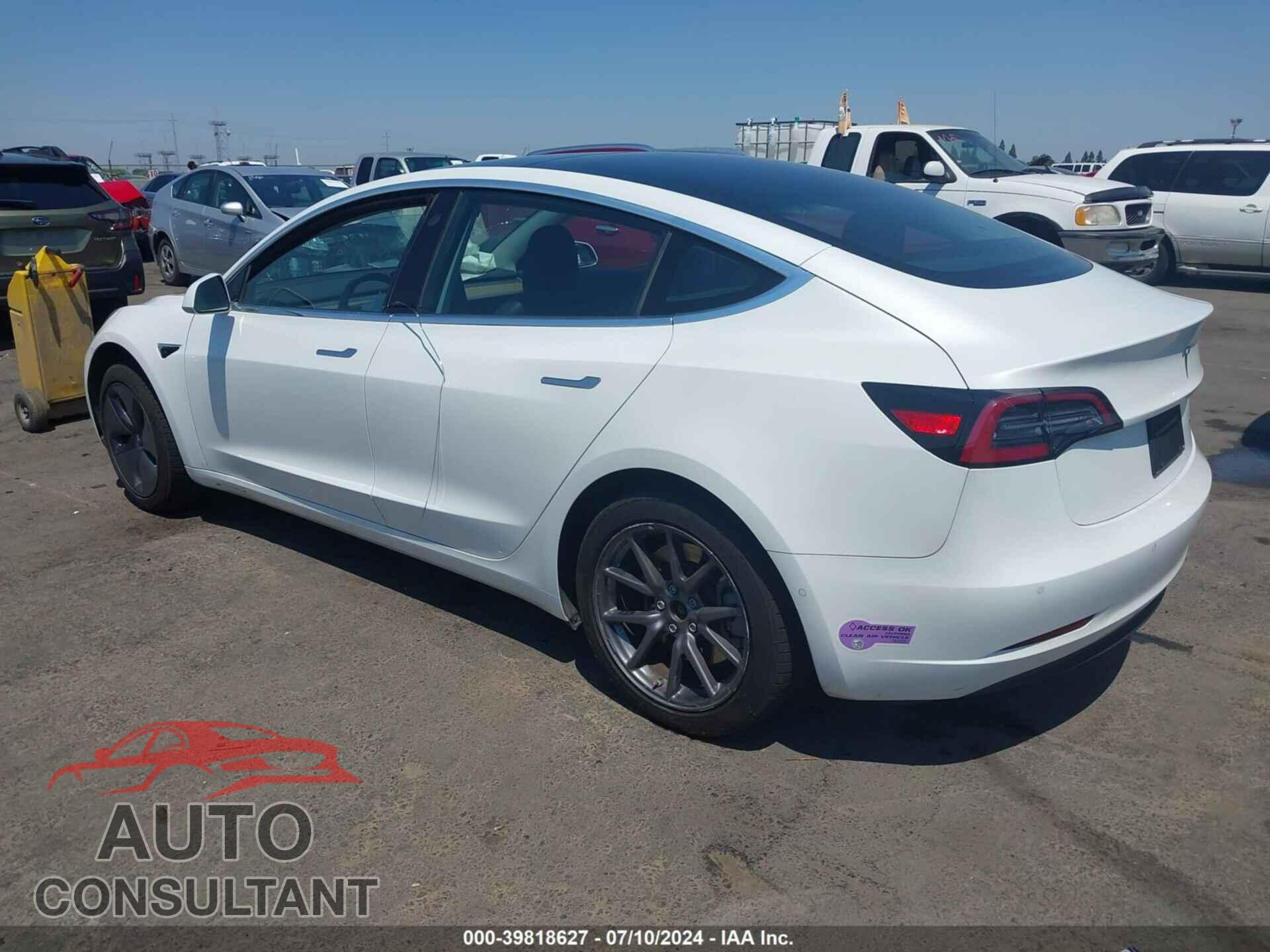 TESLA MODEL 3 2019 - 5YJ3E1EB5KF452948