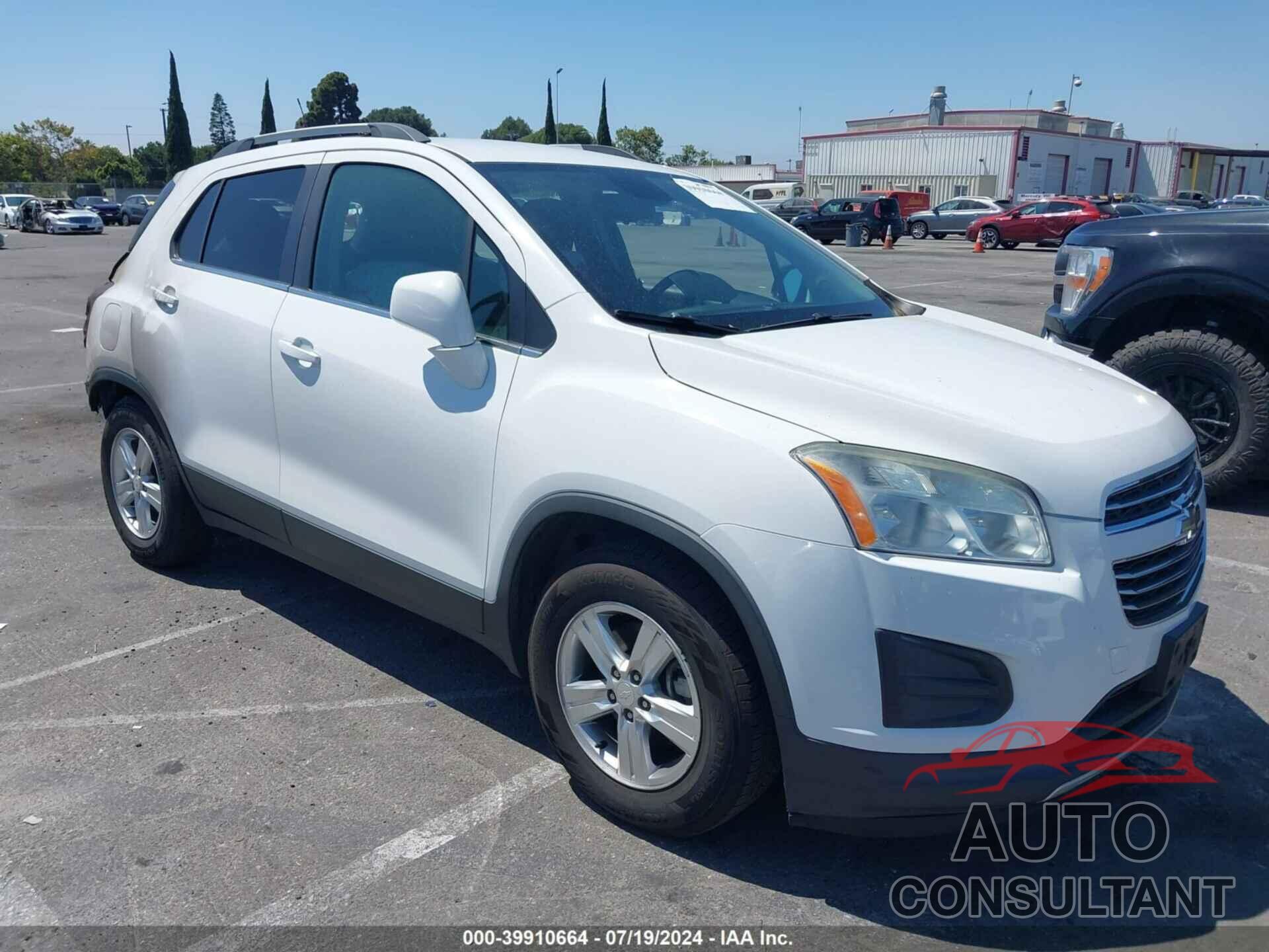 CHEVROLET TRAX 2016 - 3GNCJLSB6GL141301