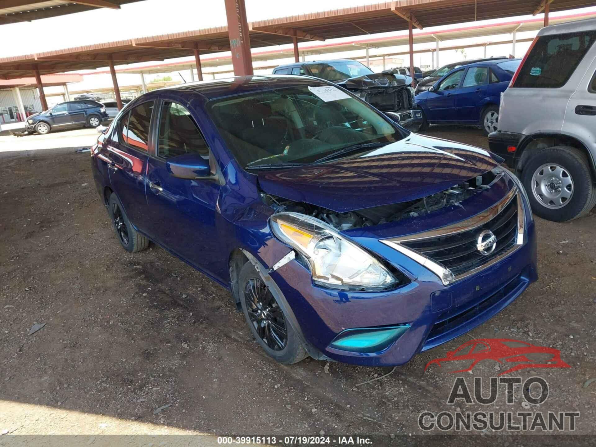 NISSAN VERSA 2018 - 3N1CN7APXJL862765