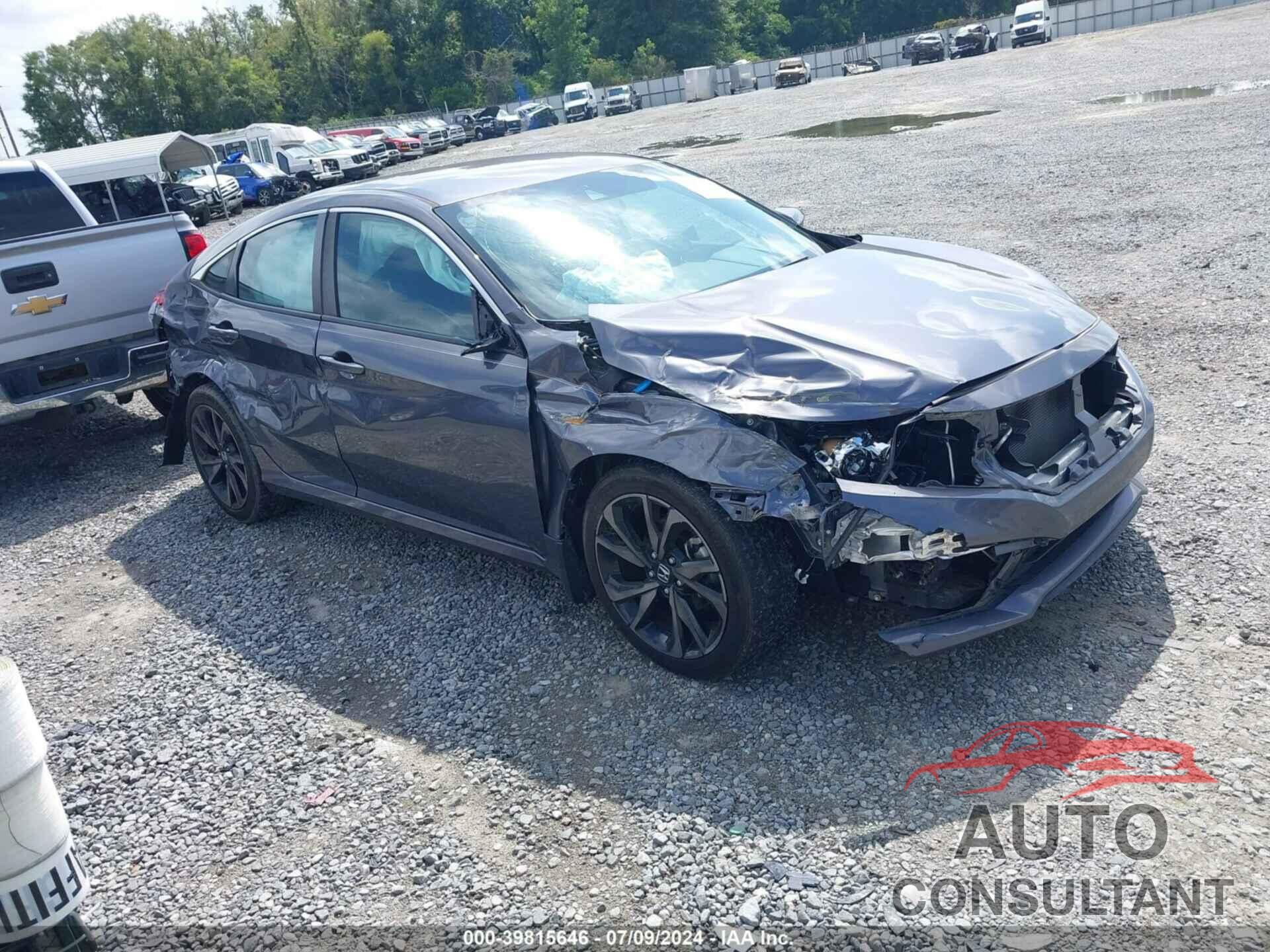 HONDA CIVIC 2019 - 2HGFC2F82KH572908