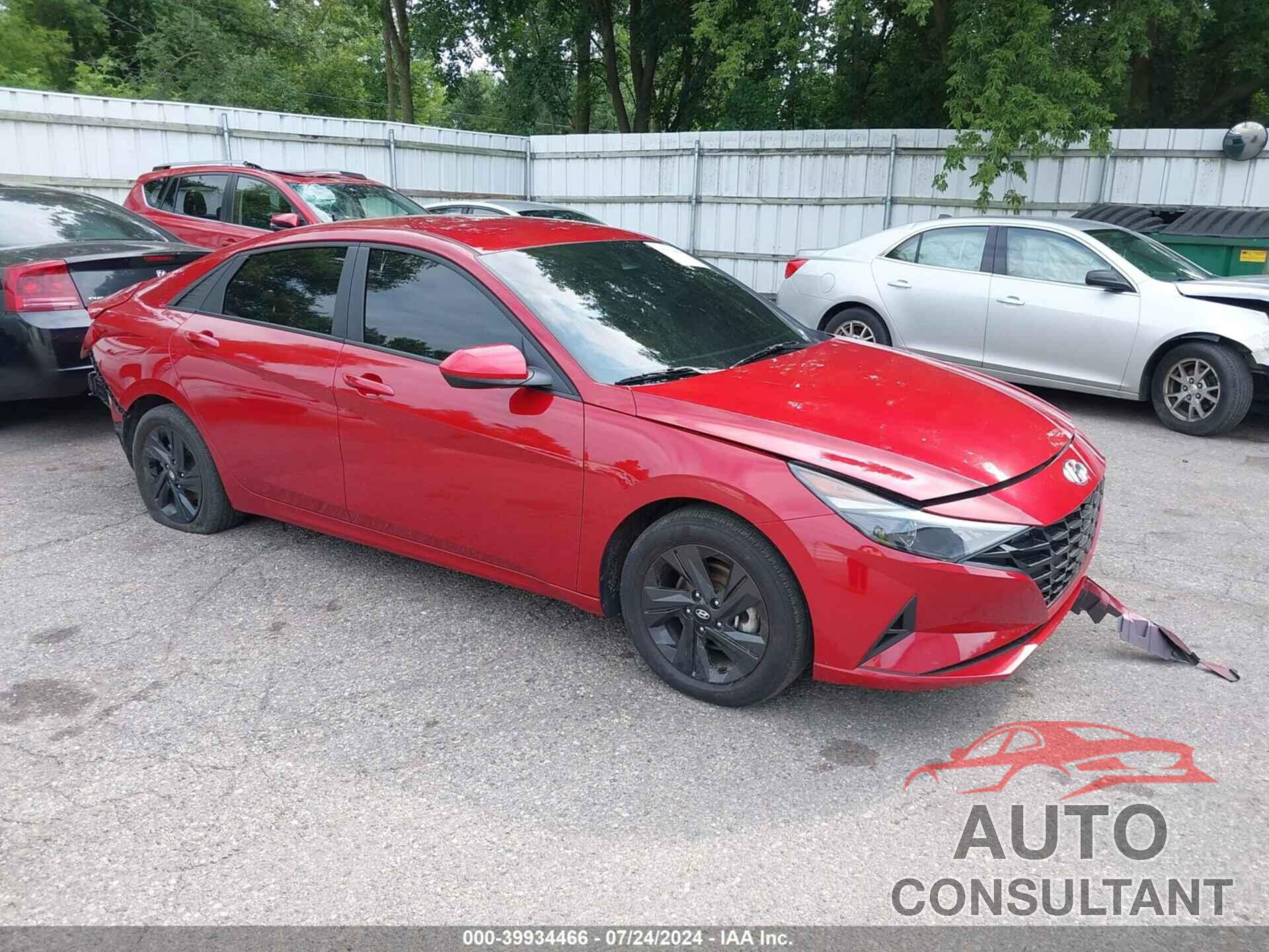 HYUNDAI ELANTRA 2022 - KMHLM4AG6NU326675