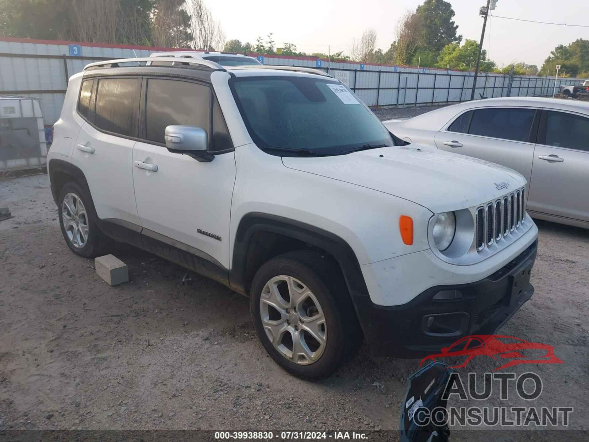 JEEP RENEGADE 2016 - ZACCJBDT4GPD73718