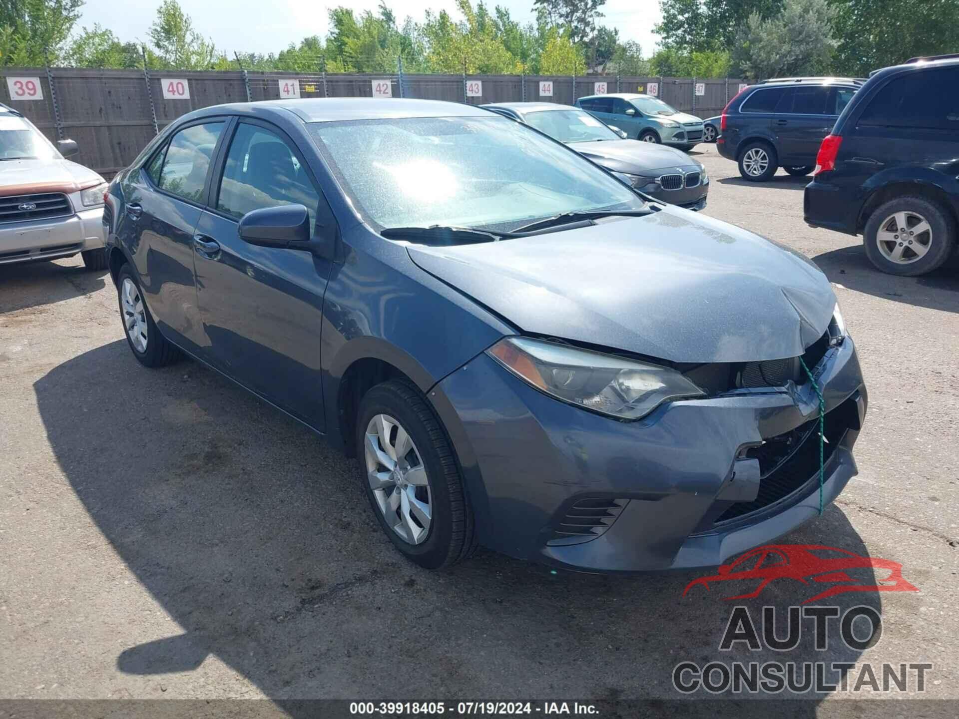TOYOTA COROLLA 2016 - 5YFBURHE5GP490887
