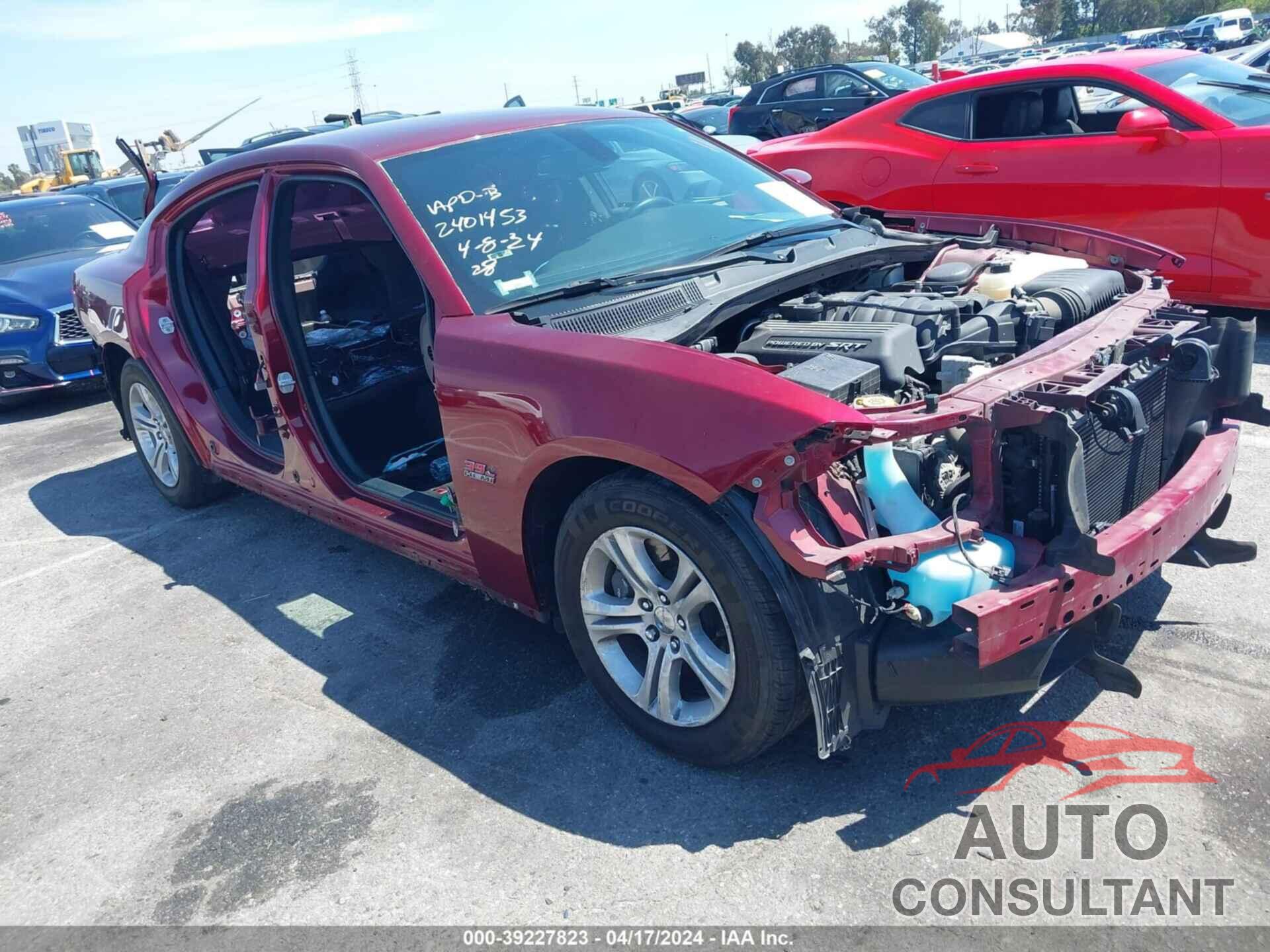 DODGE CHARGER 2018 - 2C3CDXGJ9JH281449