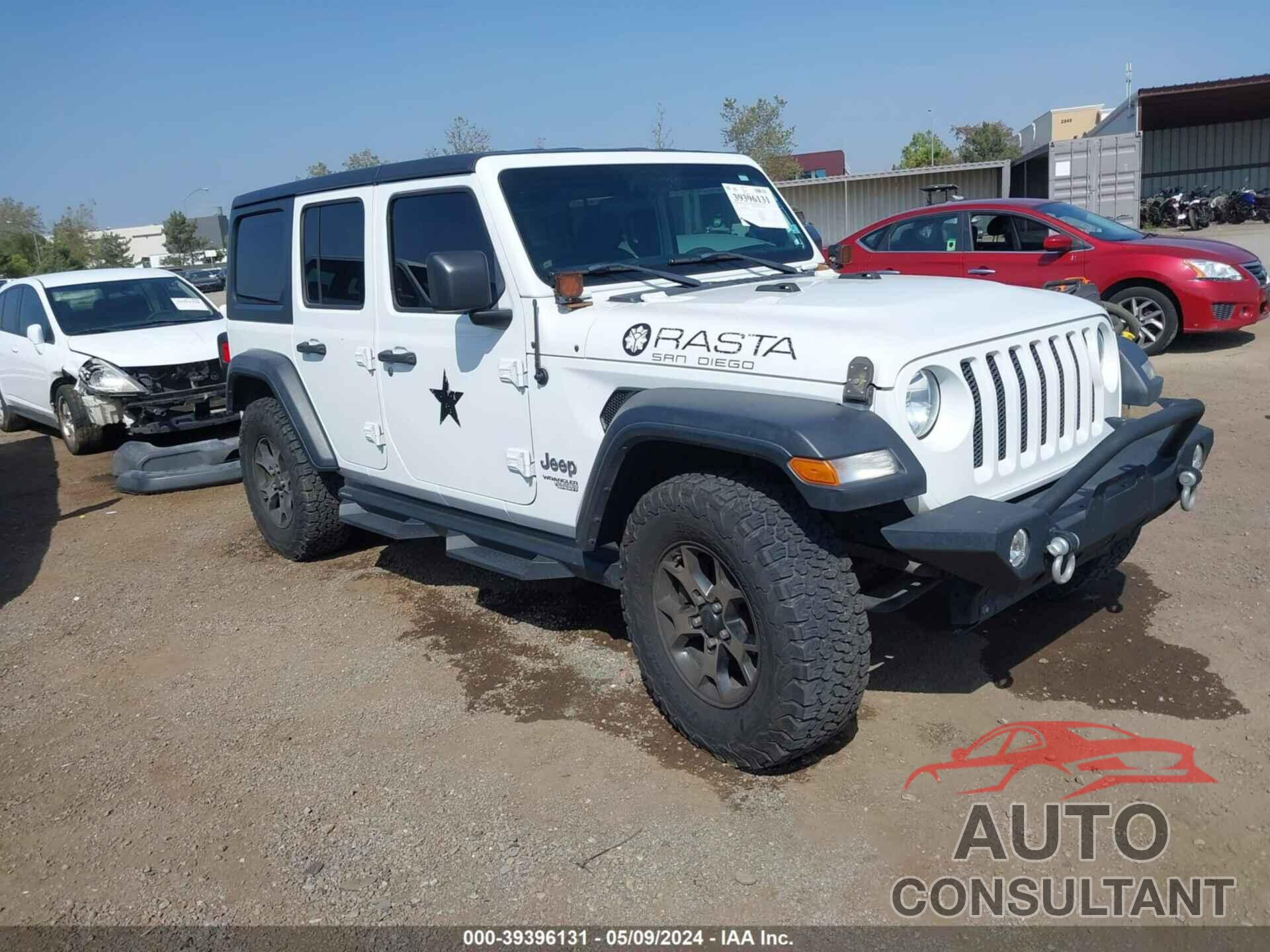 JEEP WRANGLER UNLIMITED 2018 - 1C4HJXDG6JW319823