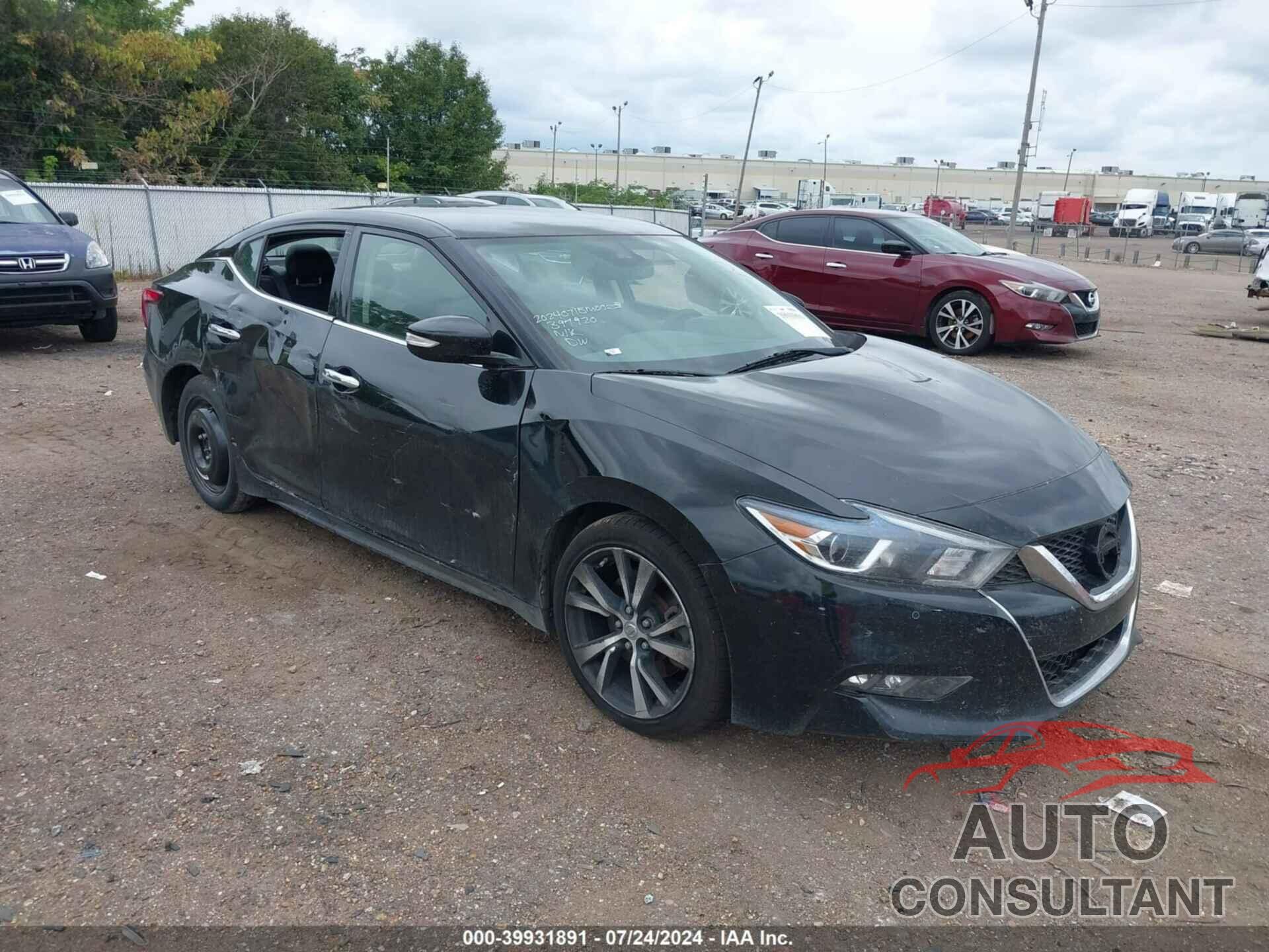 NISSAN MAXIMA 2018 - 1N4AA6APXJC397920