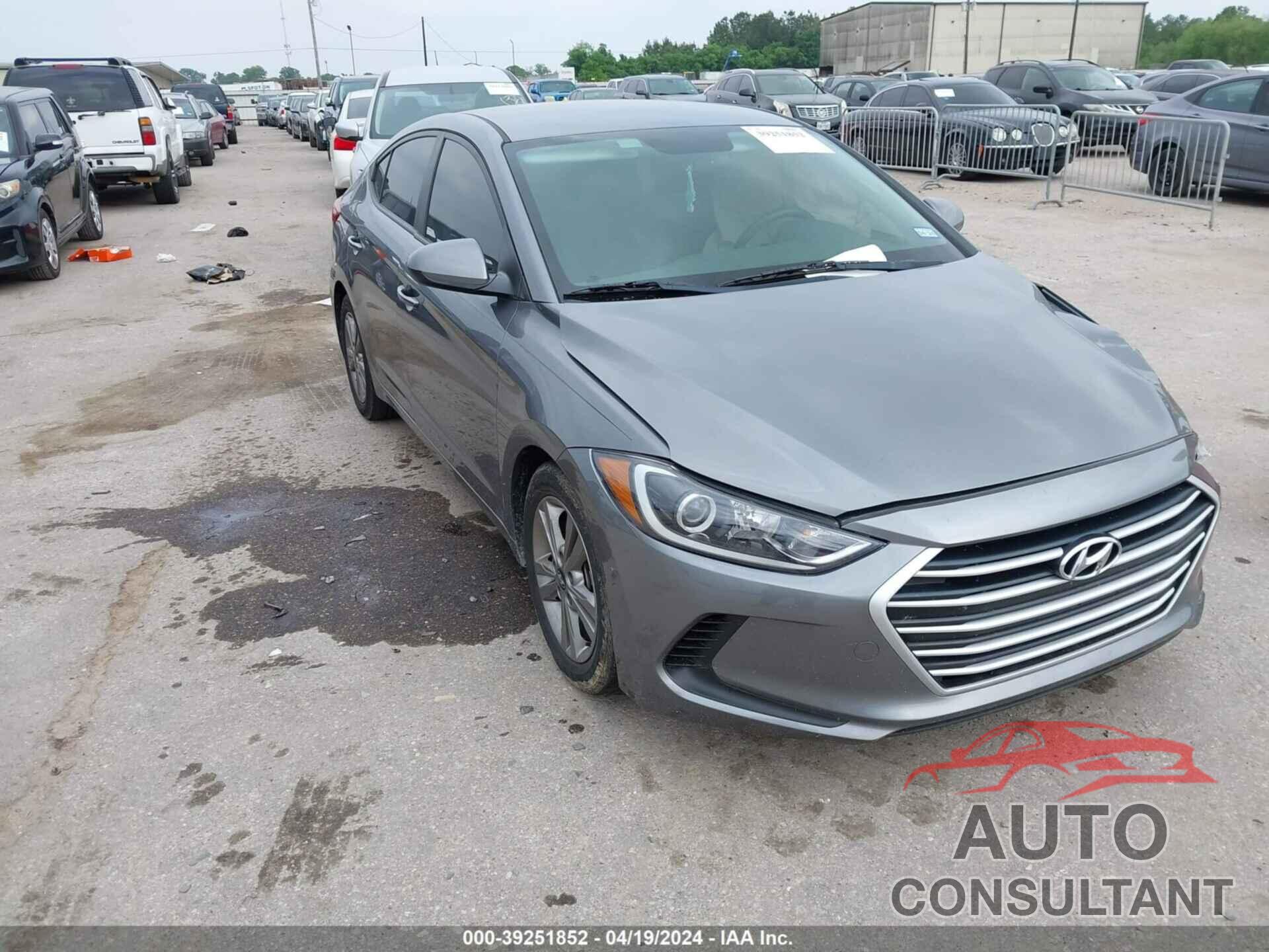 HYUNDAI ELANTRA 2018 - 5NPD84LF0JH292707