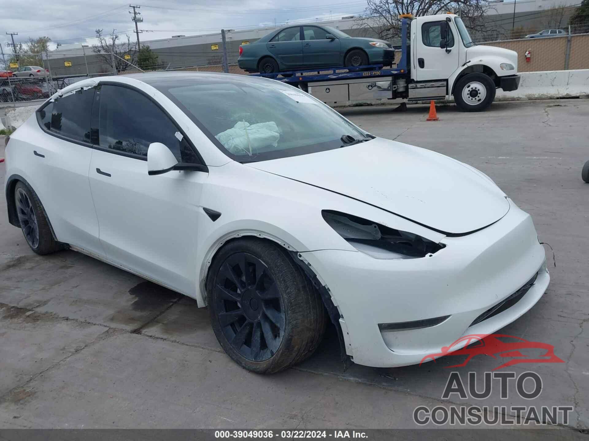 TESLA MODEL Y 2022 - 7SAYGAEE8NF349556