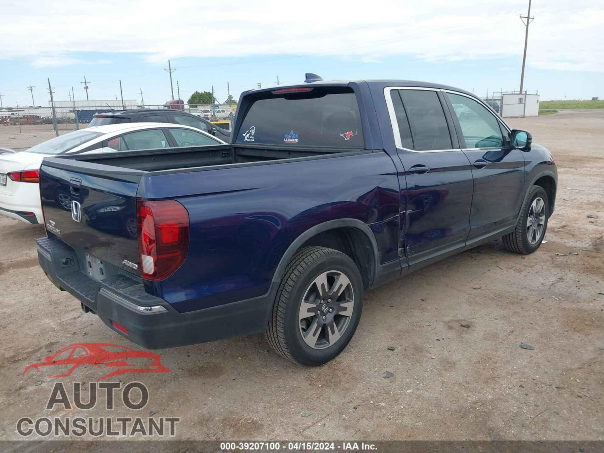 HONDA RIDGELINE 2017 - 5FPYK3F69HB005602