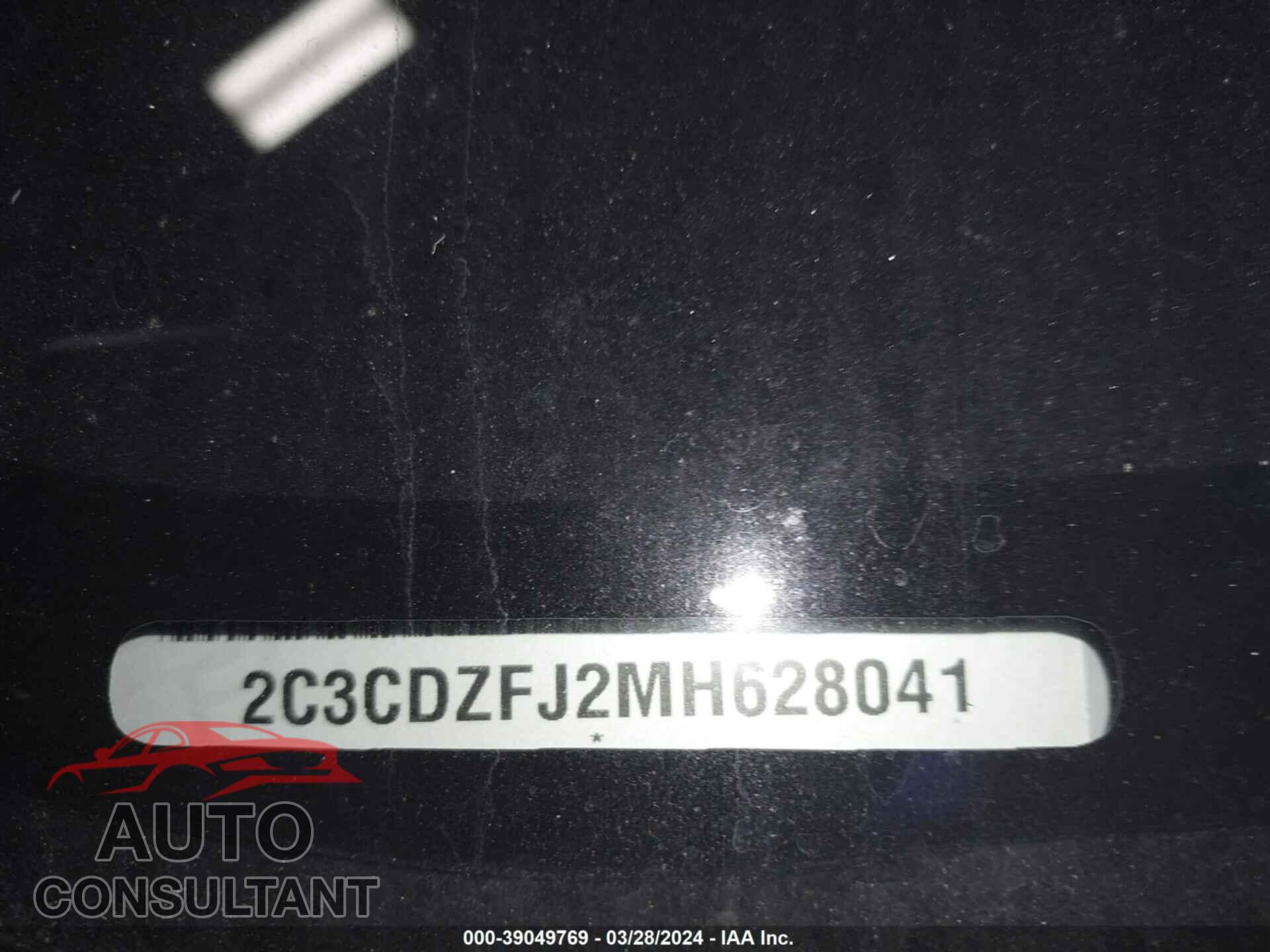 DODGE CHALLENGER 2021 - 2C3CDZFJ2MH628041