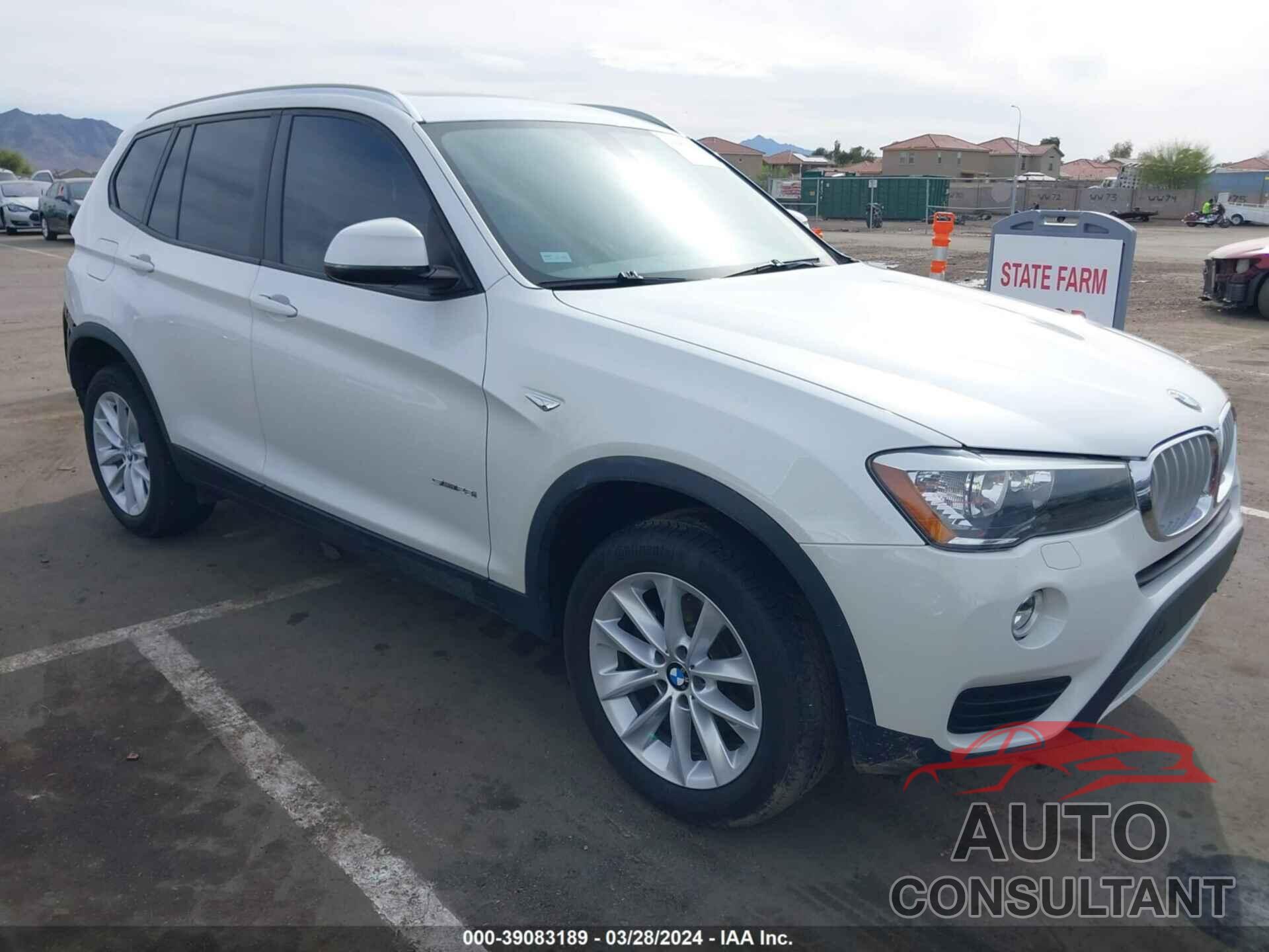 BMW X3 2017 - 5UXWZ7C5XH0U47428